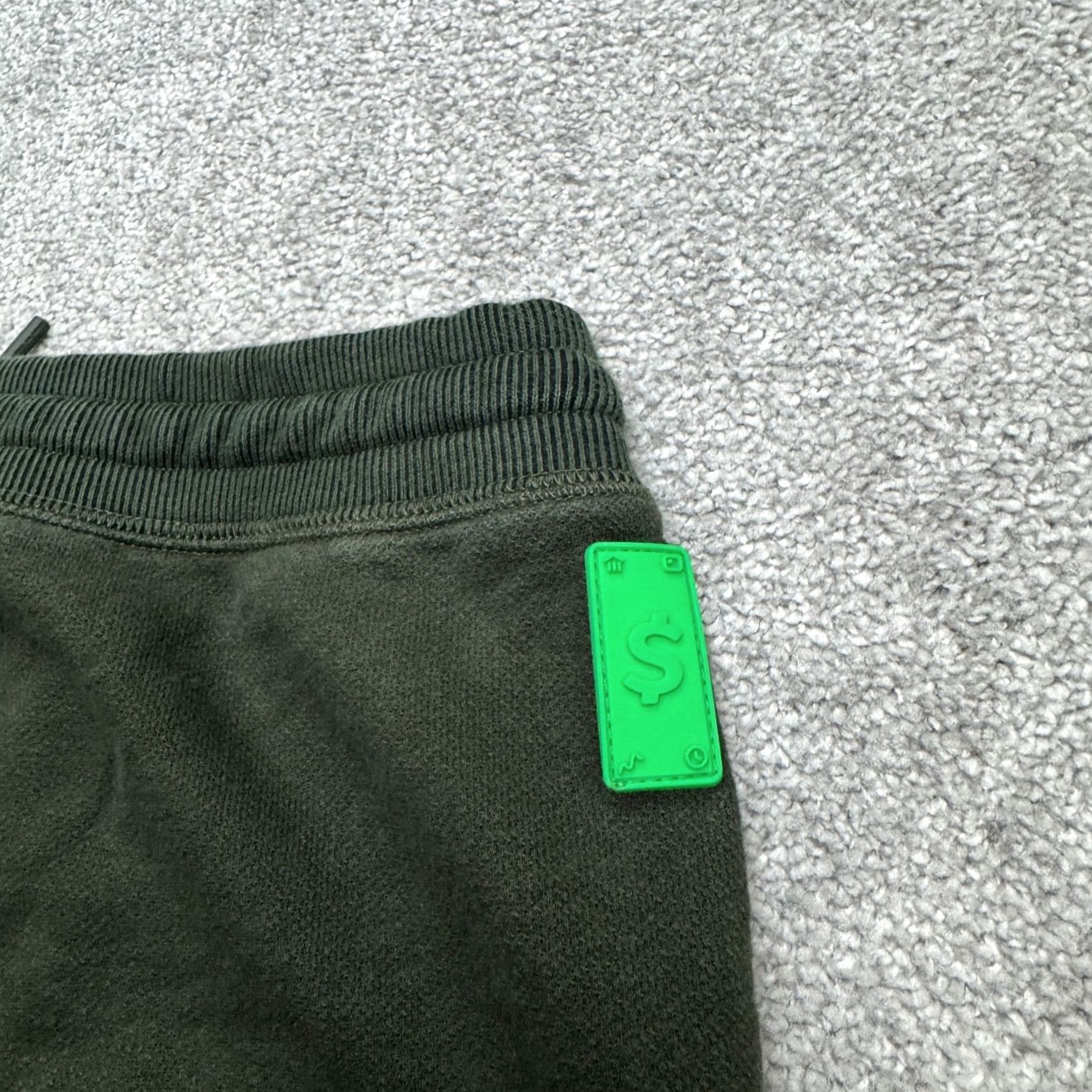 Vintage Cash App Jogger Sweatpants Mens Medium Green Casual Lounge Everyday Size US 31 - 6 Thumbnail