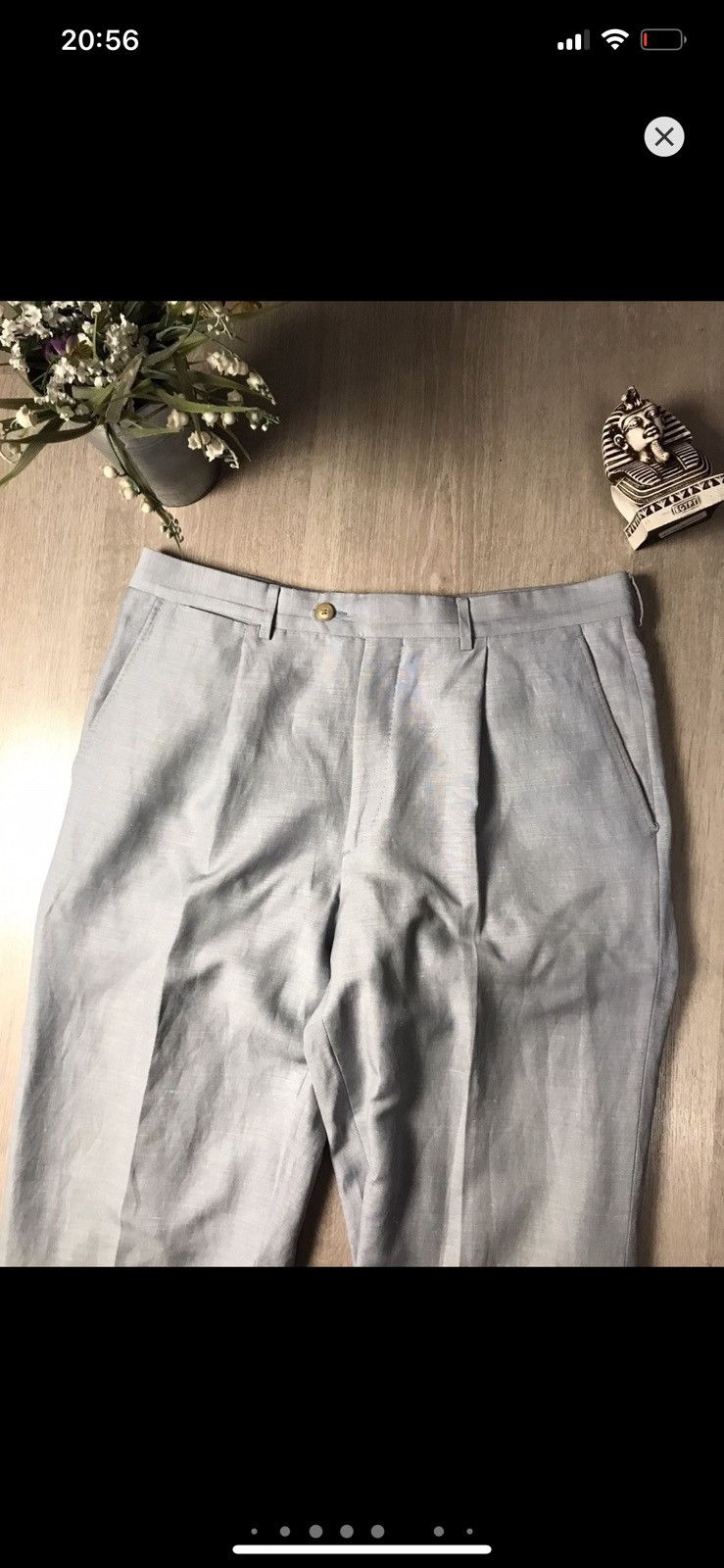 Givenchy Givenchy Gentleman Lana Lino luxury suit Size 50R - 17 Thumbnail