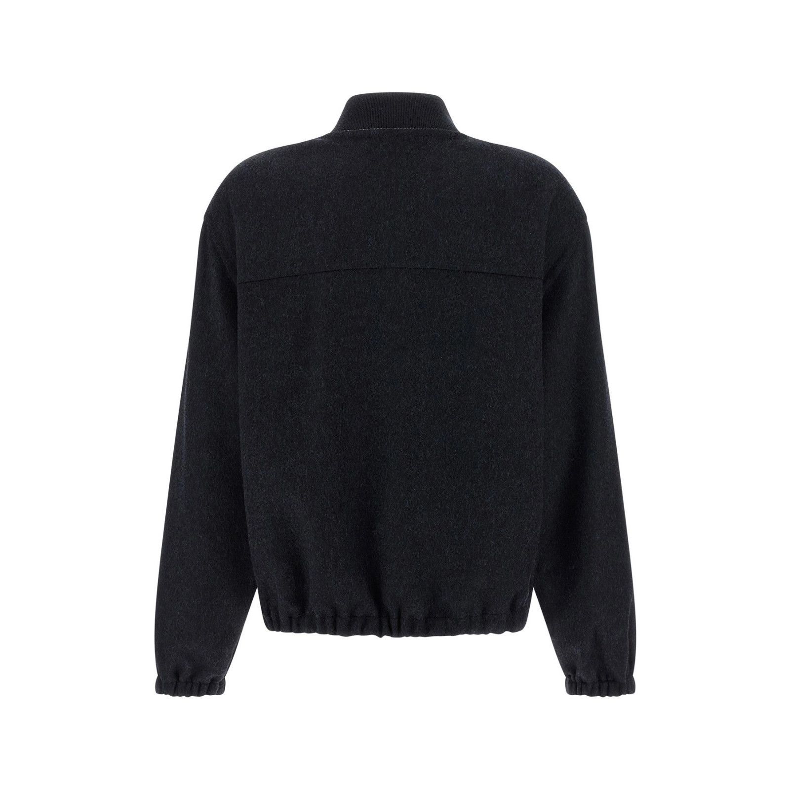 Brunello Cucinelli BRUNELLO CUCINELLI Blue Wool Bomber Jacket New & Authentic ( Size XS / US 0-2 / IT 36-38 - 2 Thumbnail