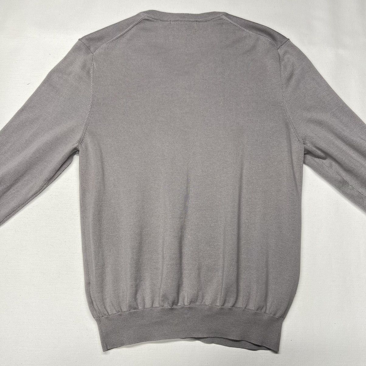 Brooks Brothers Brooks Brothers Sweater Grey V-Neck Pullover Supima Cotton Size US M / EU 48-50 / 2 - 10 Thumbnail
