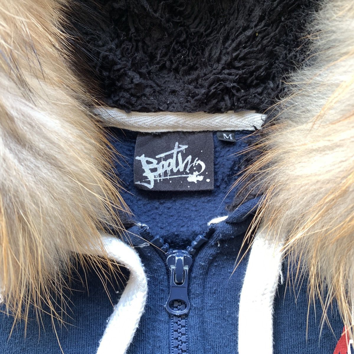 If Six Was Nine Booth Poem Faux Fur LGB ifsix Vkei Style Zip Hoodie Size US M / EU 48-50 / 2 - 5 Thumbnail