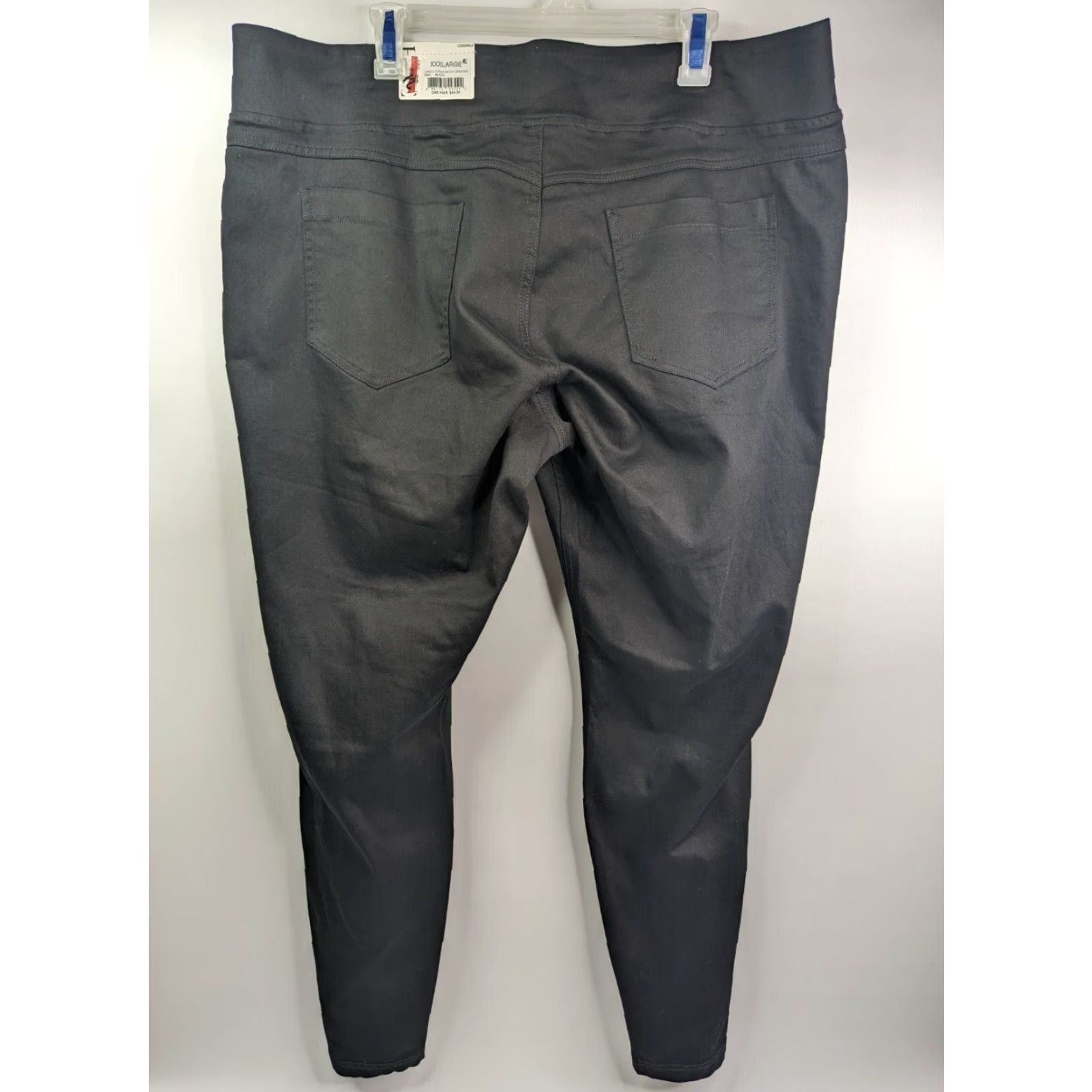 Vintage HUE Classic Smoothing Denim Leggings Black Size XXXL NWT Cotton Size 40" / US 18 - 6 Thumbnail