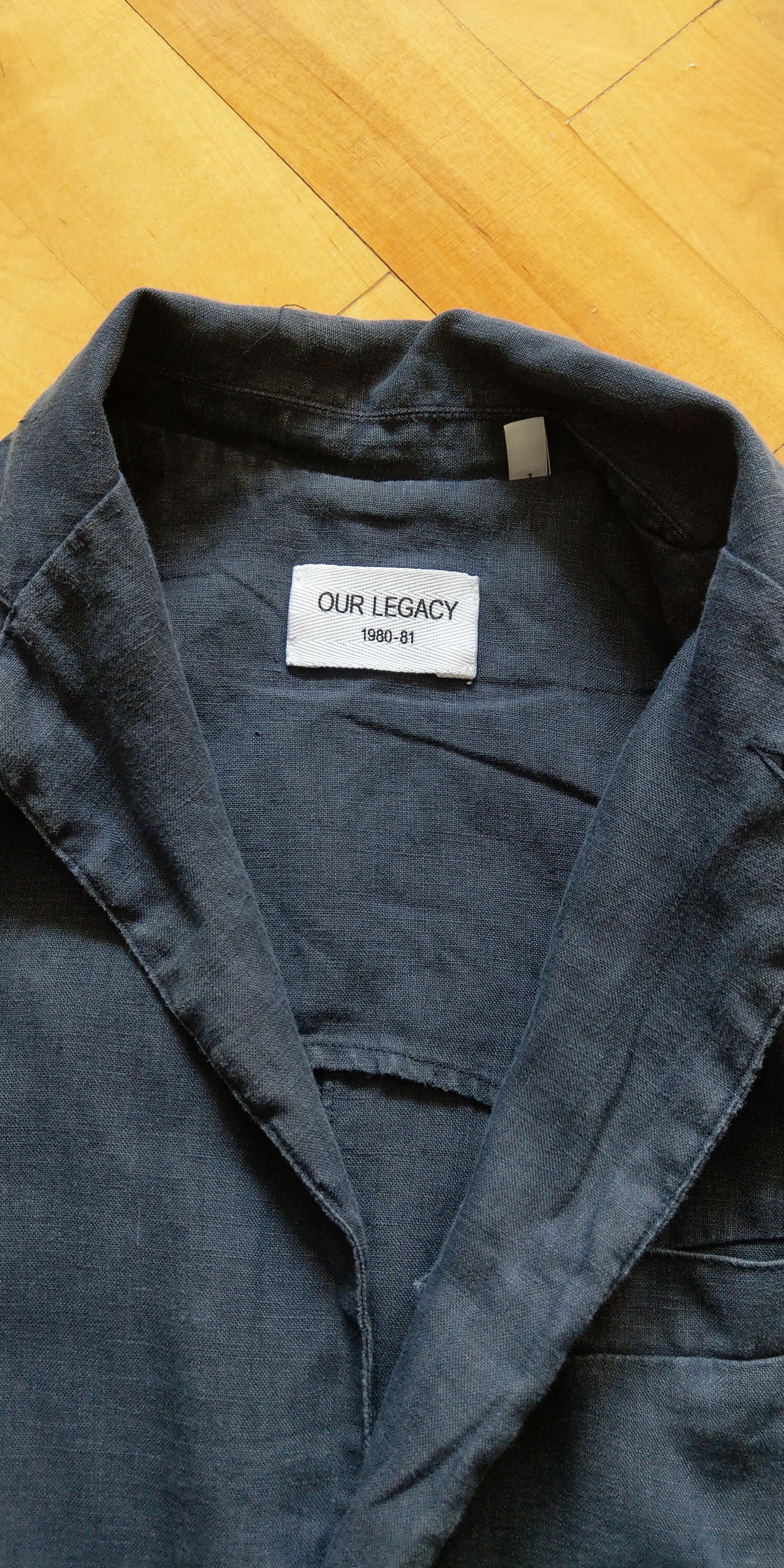Our Legacy Vintage 100% Linen Kimono Jacket goth alt Darkfashion Rare Size XS / US 0-2 / IT 36-38 - 9 Thumbnail