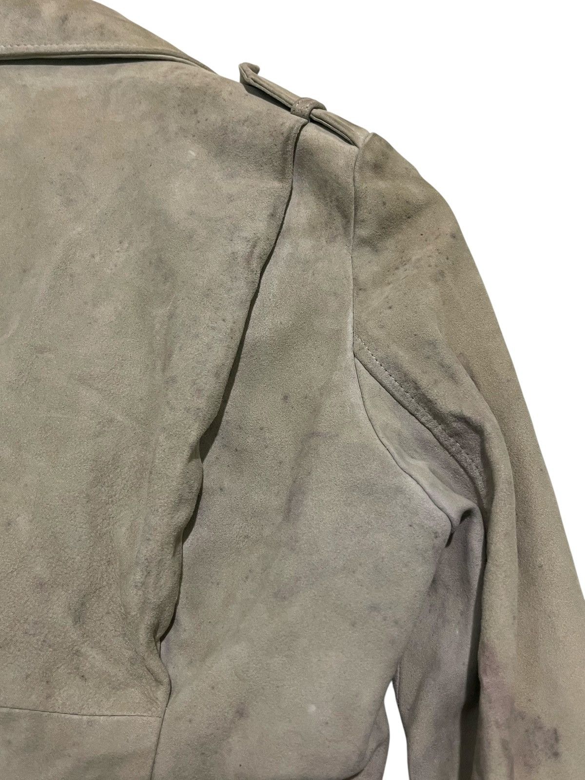 Acne Studios ACNE STUDIOS Suede Biker Jacket Size US S / EU 44-46 / 1 - 14 Thumbnail
