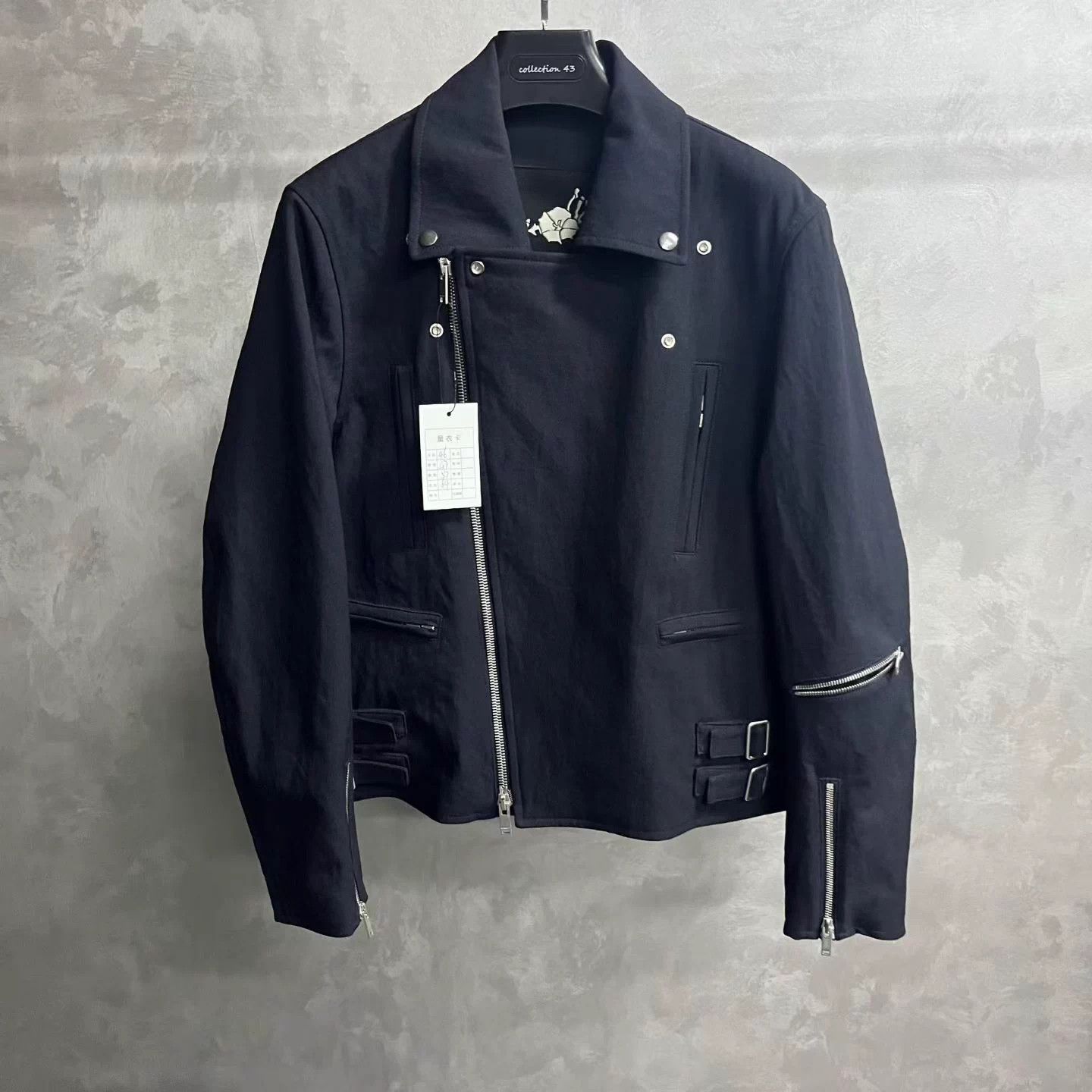 Jil Sander Jil Sander Black Short Collar Long Sleeve Zip Jacket 46 Size US S / EU 44-46 / 1 - 1 Thumbnail