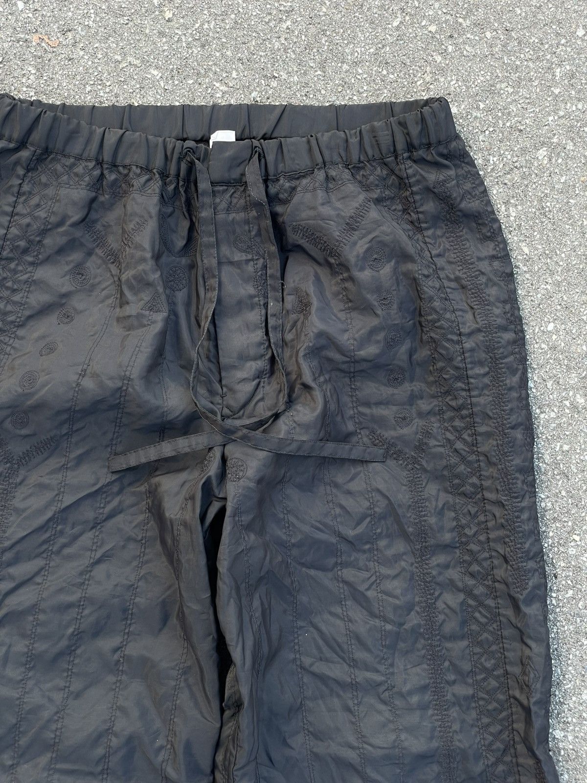 Issey Miyake Sashiko Stitched Crinkle Pant Size 30" / US 8 / IT 44 - 3 Thumbnail