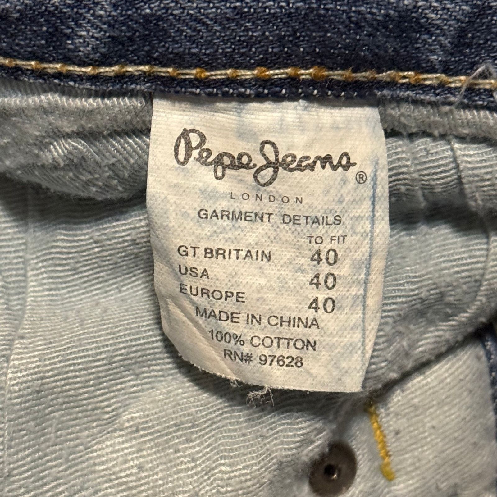Pepe Jeans Vintage Pepe Jeans London Baggy Jeans Size 40x33 Y2K Size US 40 / EU 56 - 6 Thumbnail