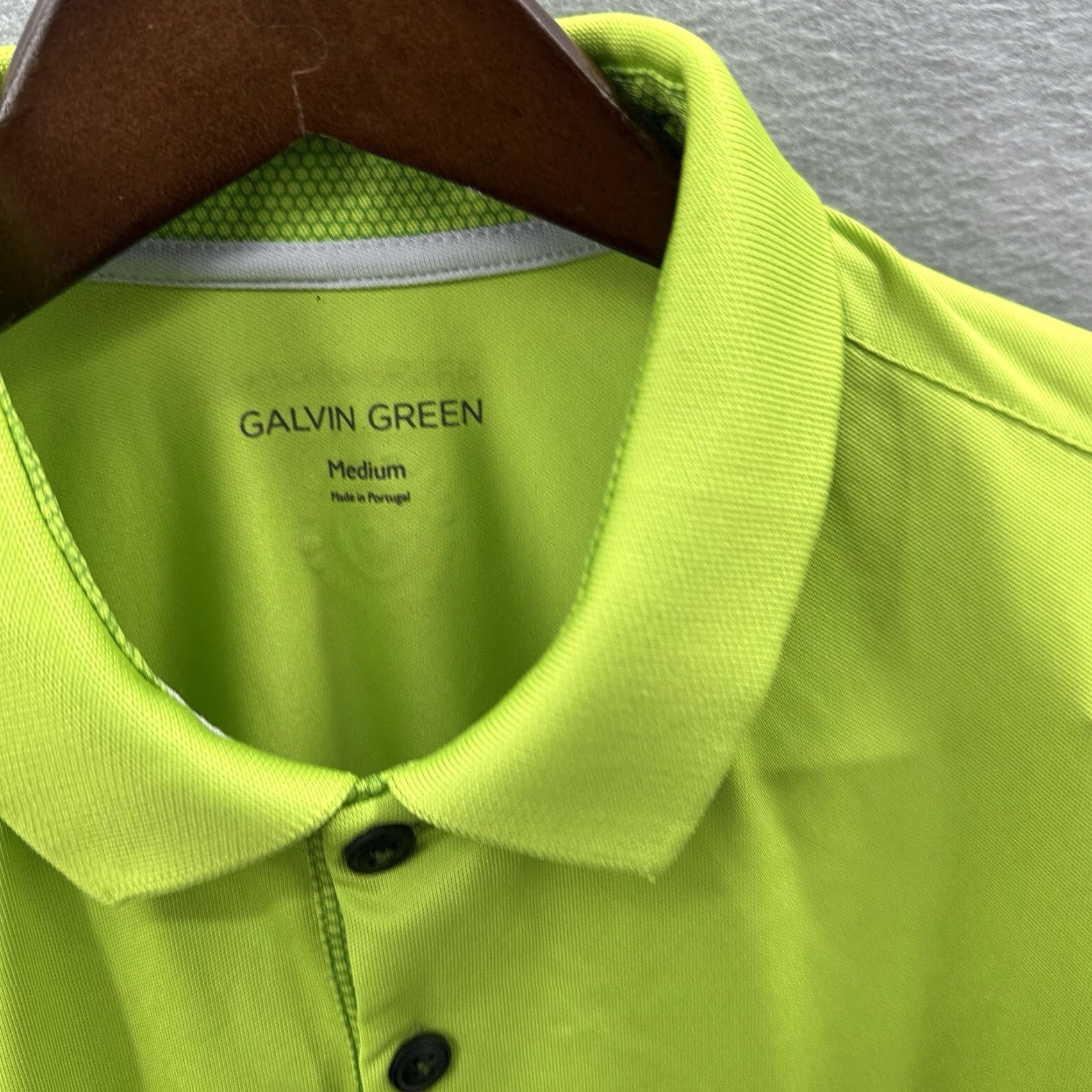 Galvin Green Galvin Green Women Polo Shirt Medium Green Lime Embroidered Preppy Short Sleeve Casual Sportswear Size M / US 6-8 / IT 42-44 - 5 Thumbnail