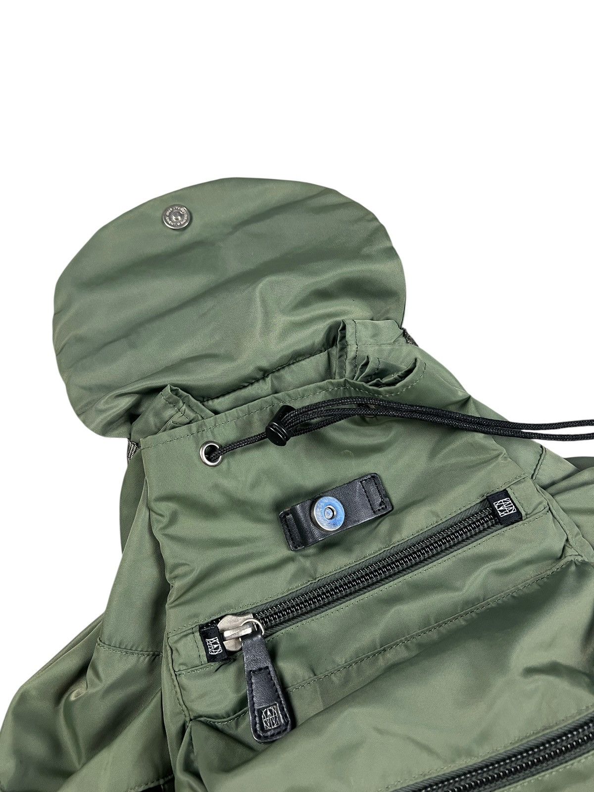 Y's × Yohji Yamamoto 1990s Yohji Yamamoto Workshop Tanker Backpack Size ONE SIZE - 17 Thumbnail