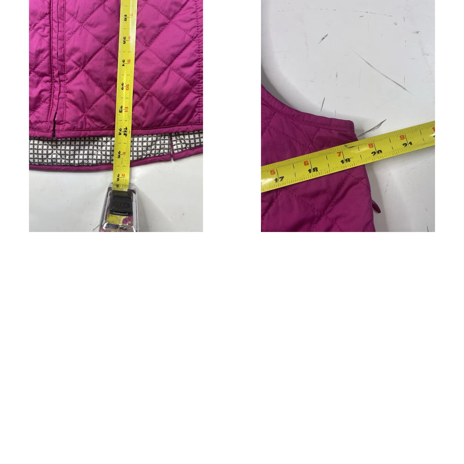 Peter Millar Peter Millar Vest Womens M Reversible Quilted Plaid Golf Merion GC Pink Quilted Warmth Size M / US 6-8 / IT 42-44 - 8 Thumbnail