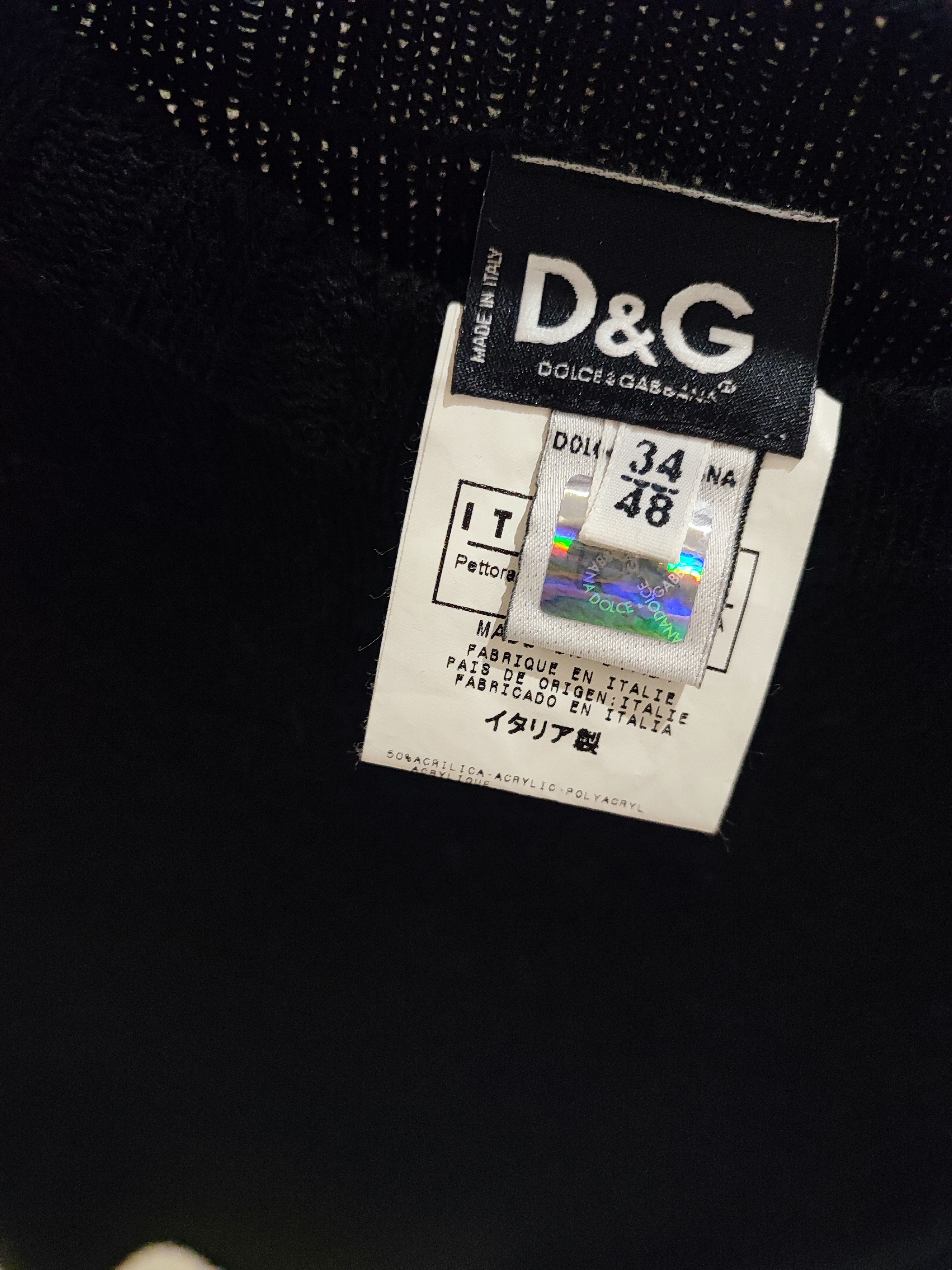 Dolce & Gabbana wool Black knit - size 48 Size US M / EU 48-50 / 2 - 3 Thumbnail