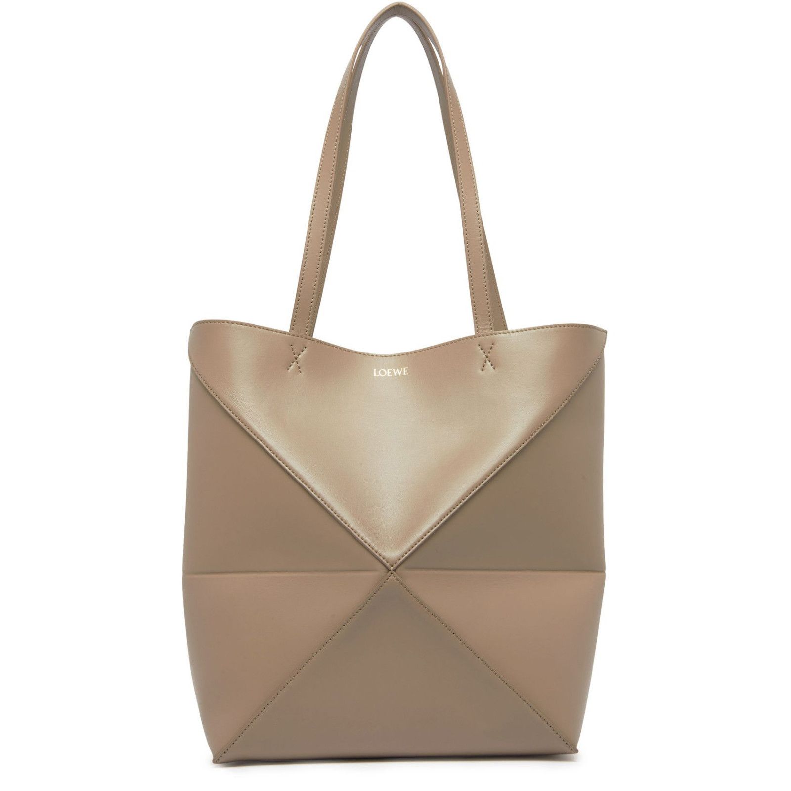Loewe LOEWE Puzzle Fold Medium Sand Leather Tote Bag New & Authent Size ONE SIZE - 1 Thumbnail