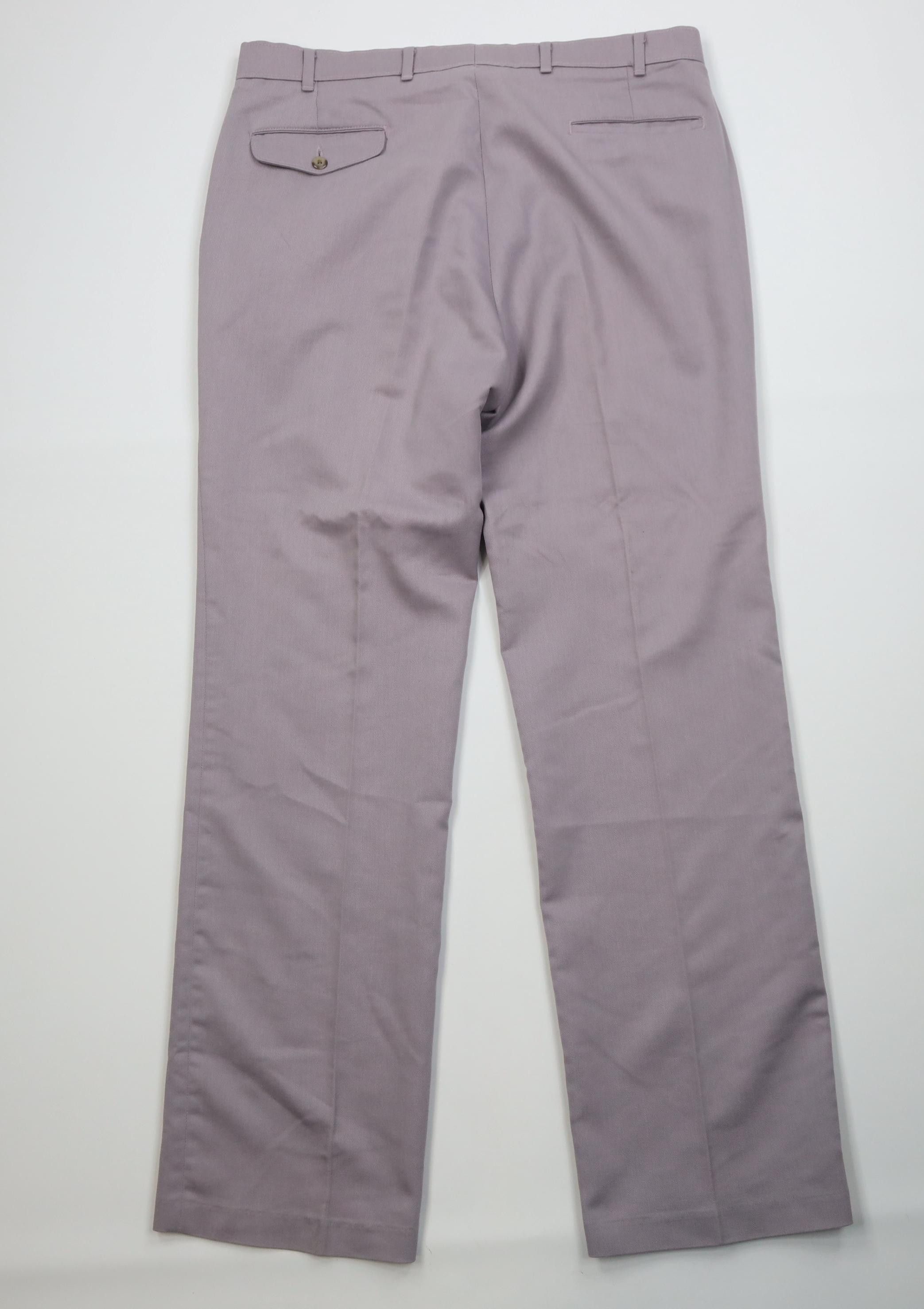 Levi's Vintage 70s 80s Levis Flared Wide Leg Chino Pants Purple USA Size US 38 / EU 54 - 10 Thumbnail
