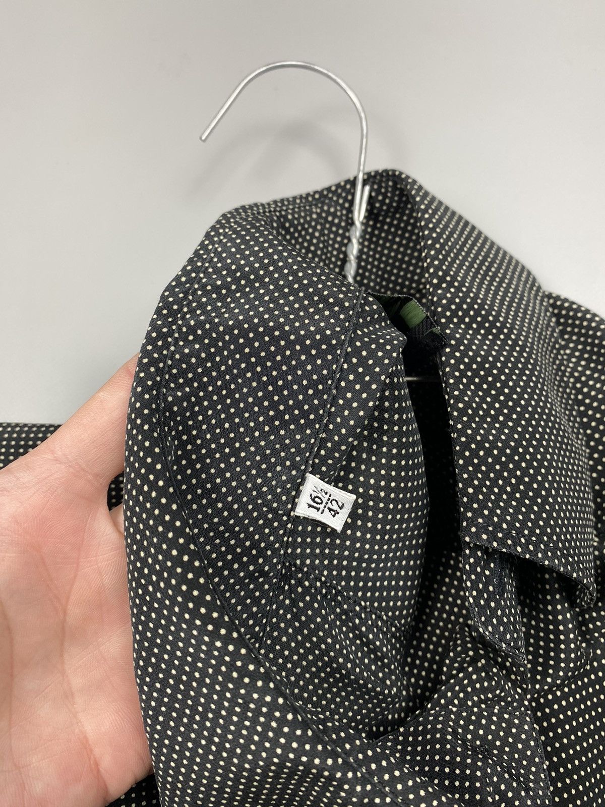 Jean Paul Gaultier × Vintage Jean Paul Gaultier vintage silk dots shirt size 16.5 Size US M / EU 48-50 / 2 - 5 Thumbnail