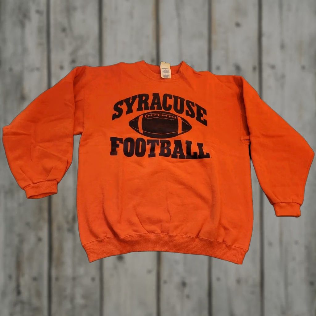 Vintage VINTAGE Syracuse Football University Crewneck Sweatshirt L USA Made Sweatshirt Size US L / EU 52-54 / 3 - 1 Thumbnail