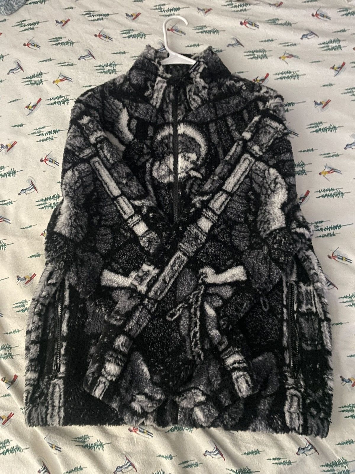 Supreme Supreme saint Michael fleece Size US M / EU 48-50 / 2 - 2 Thumbnail
