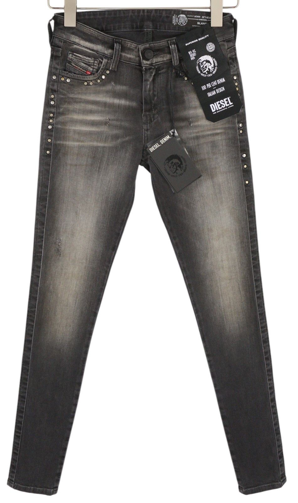 Diesel SLANDY 069QR W26/L32 Super Skinny Regular Waist Dark 40675 Size 26" / US 2 / IT 38 - 1 Thumbnail