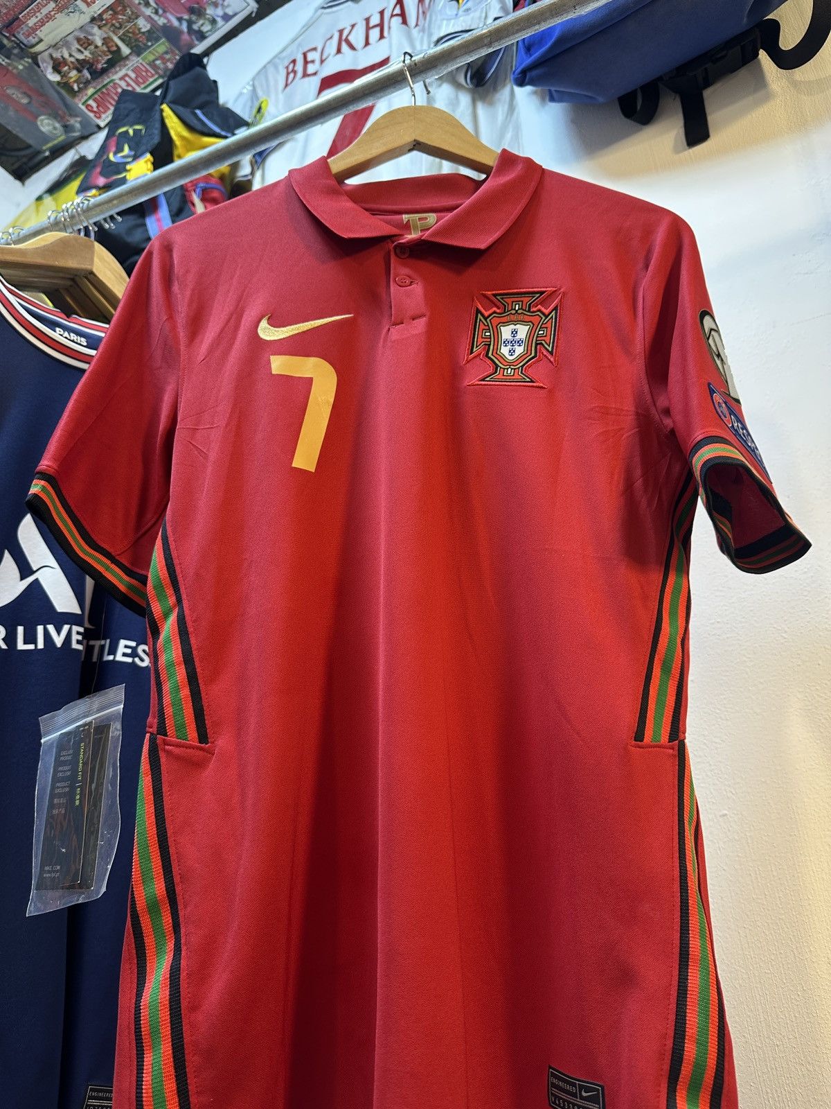 Nike 2020 Portugal Home Kit CR7 New with tag Size US S / EU 44-46 / 1 - 3 Thumbnail