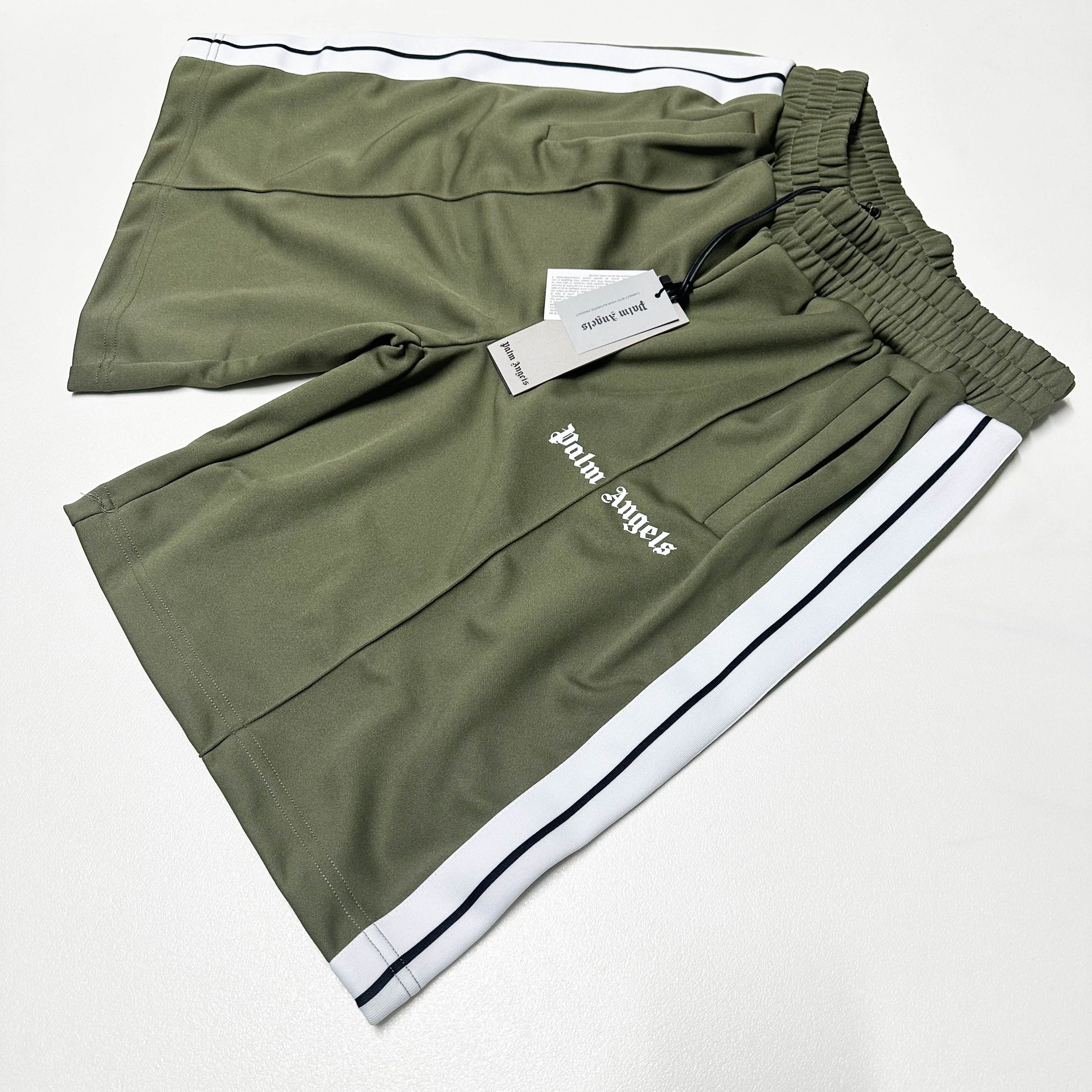 Palm Angels Palm Angels Track mens shorts size L Large green w 33 34 Size US 34 / EU 50 - 3 Thumbnail