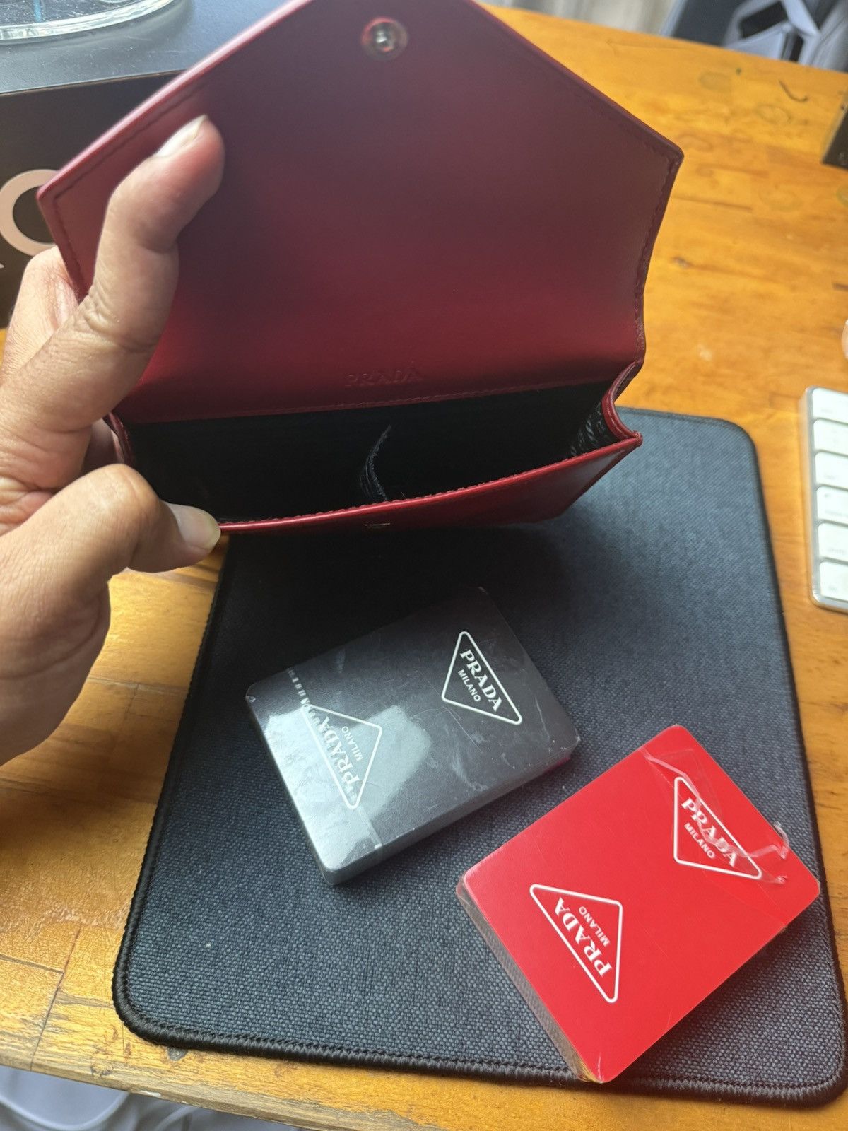 Prada Playing cards with leather case Size ONE SIZE - 2 Thumbnail