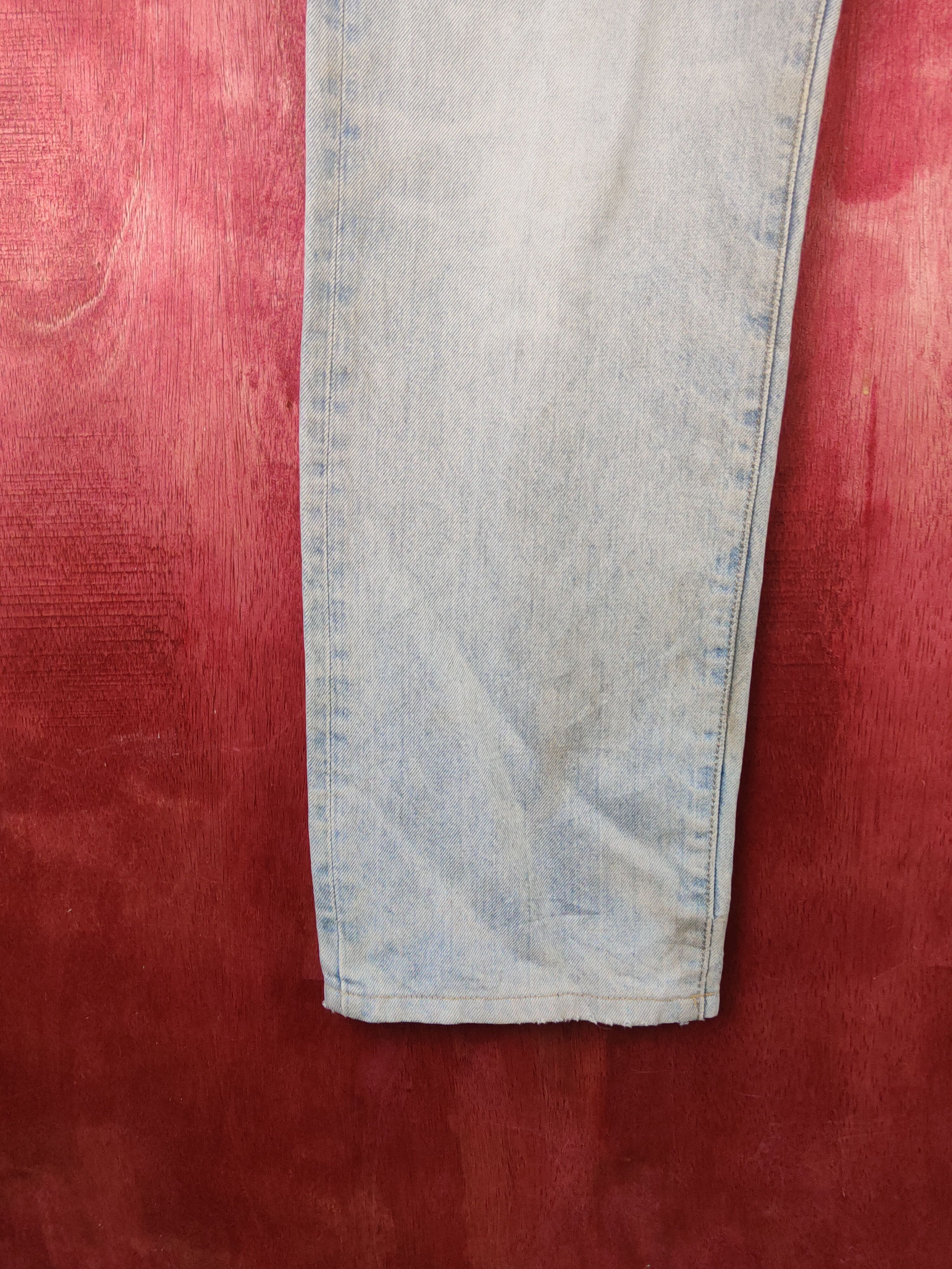Japanese Brand Uniqlo Blue Faded Distressed Ripped Jeans #S2140 Size US 34 / EU 50 - 4 Thumbnail