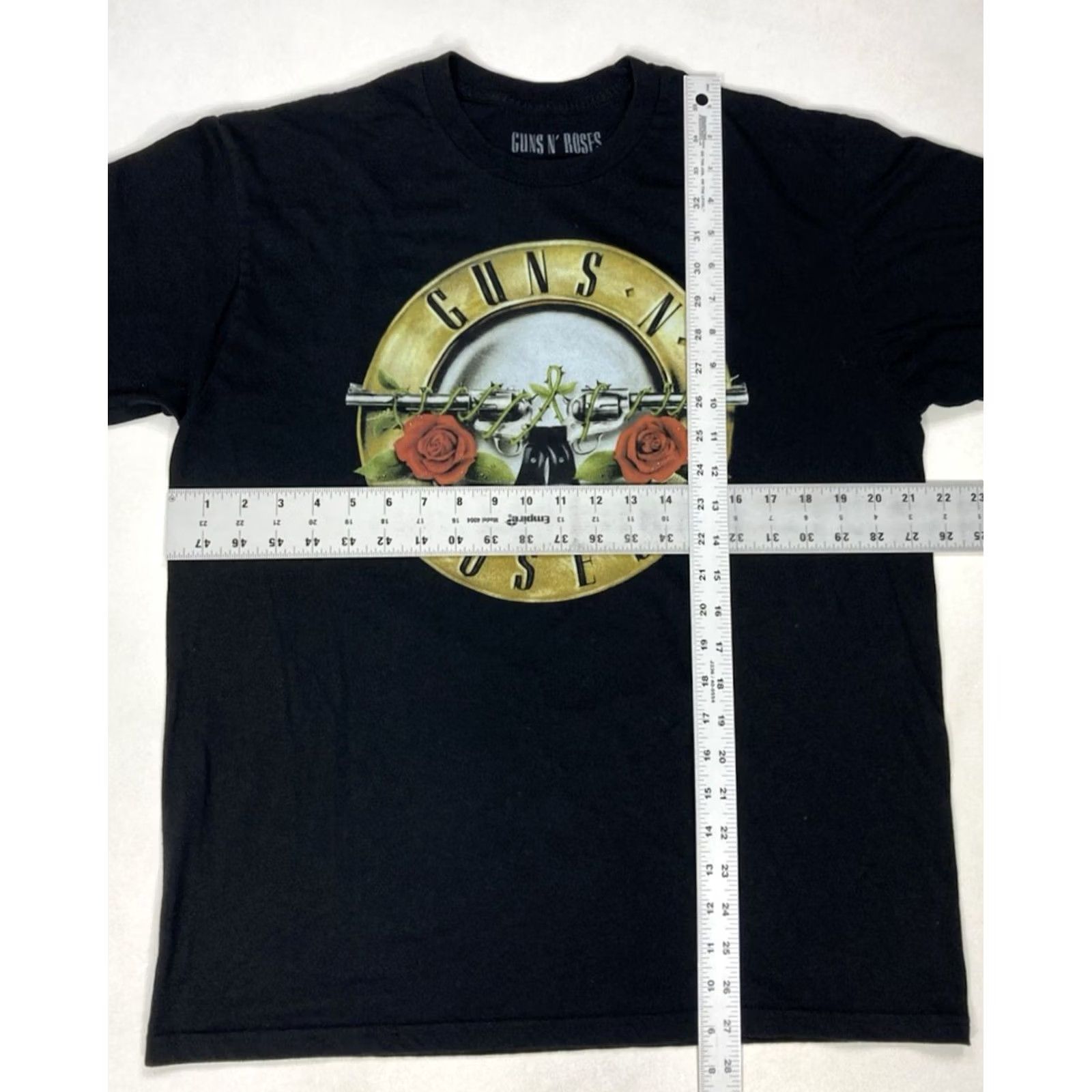 Vintage Guns N' Roses Logo Graphic T-shirt Men Large Black Short Sleeve Band Music Size US L / EU 52-54 / 3 - 5 Thumbnail