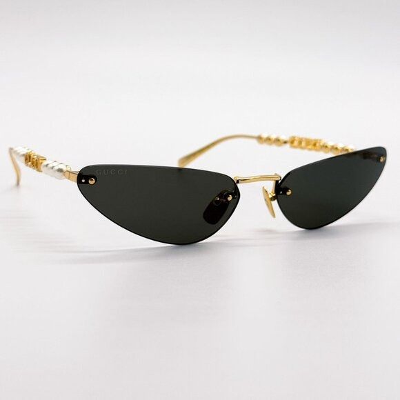 Gucci NEW GUCCI GG1920S 001 SUNGLASSES GOLD WOMEN CAT EYE EYEWEAR Size ONE SIZE - 3 Thumbnail