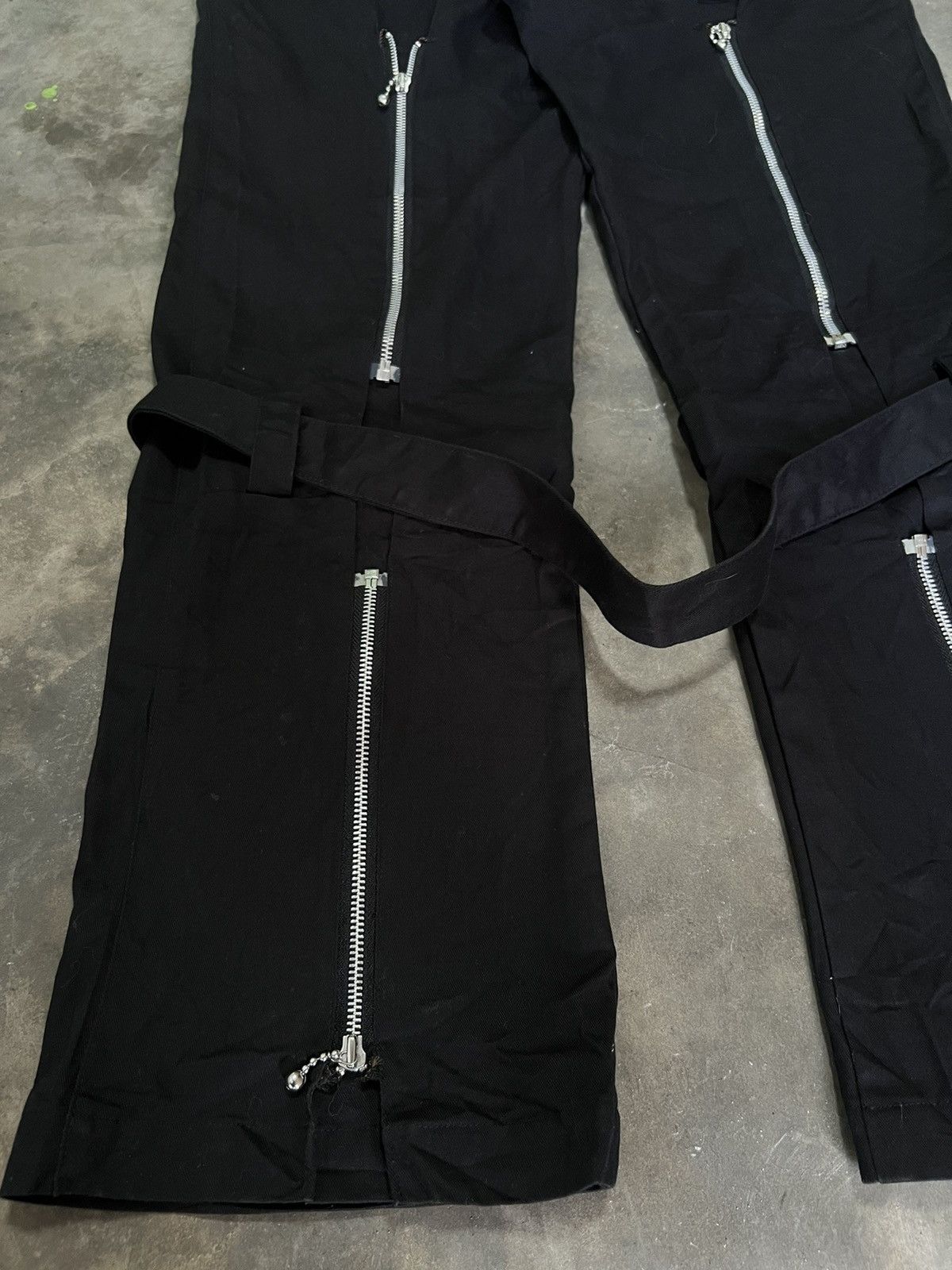 Japanese Brand Japanes Brand ZJ Punk Bondage Pants Multi Zipper Size US 37 - 11 Thumbnail
