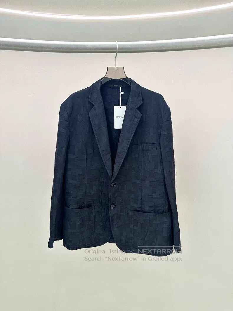 Hermes Hermes Black pleated blazer Size 52R - 1 Thumbnail