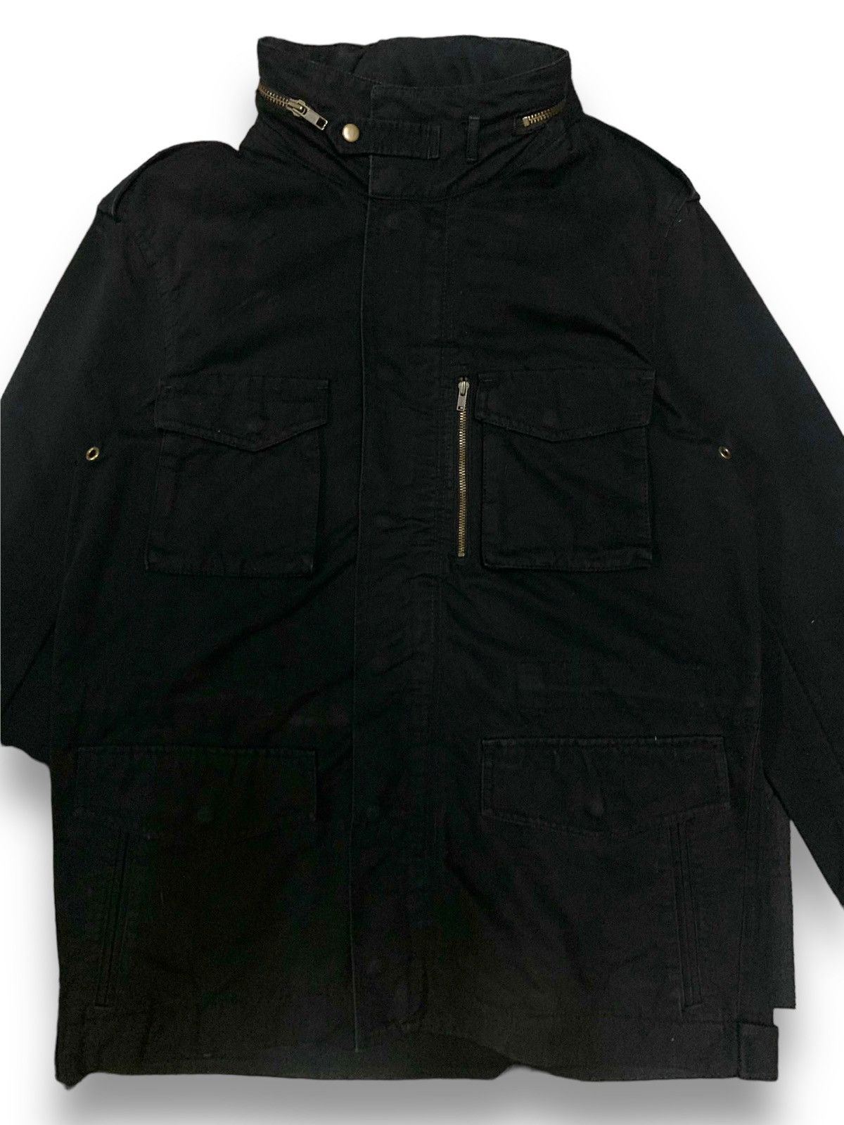 14th Addiction Japanese Brand Multi-pockets Buckle Collar Punk Field Jacket Size US M / EU 48-50 / 2 - 4 Thumbnail