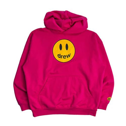 image of Drew House Mascot Hoodie Magenta in Pink, Men's (Size Large)