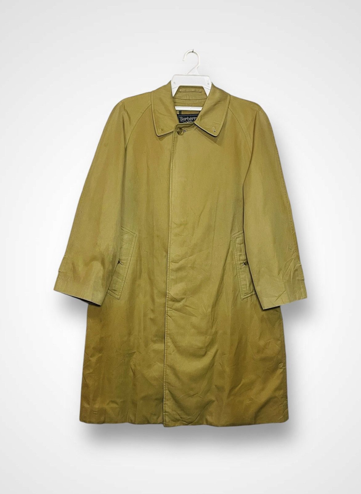 Burberry × Vintage Vintage Burberry Novacheck Trench Coat (10) Size US L / EU 52-54 / 3 - 2 Thumbnail