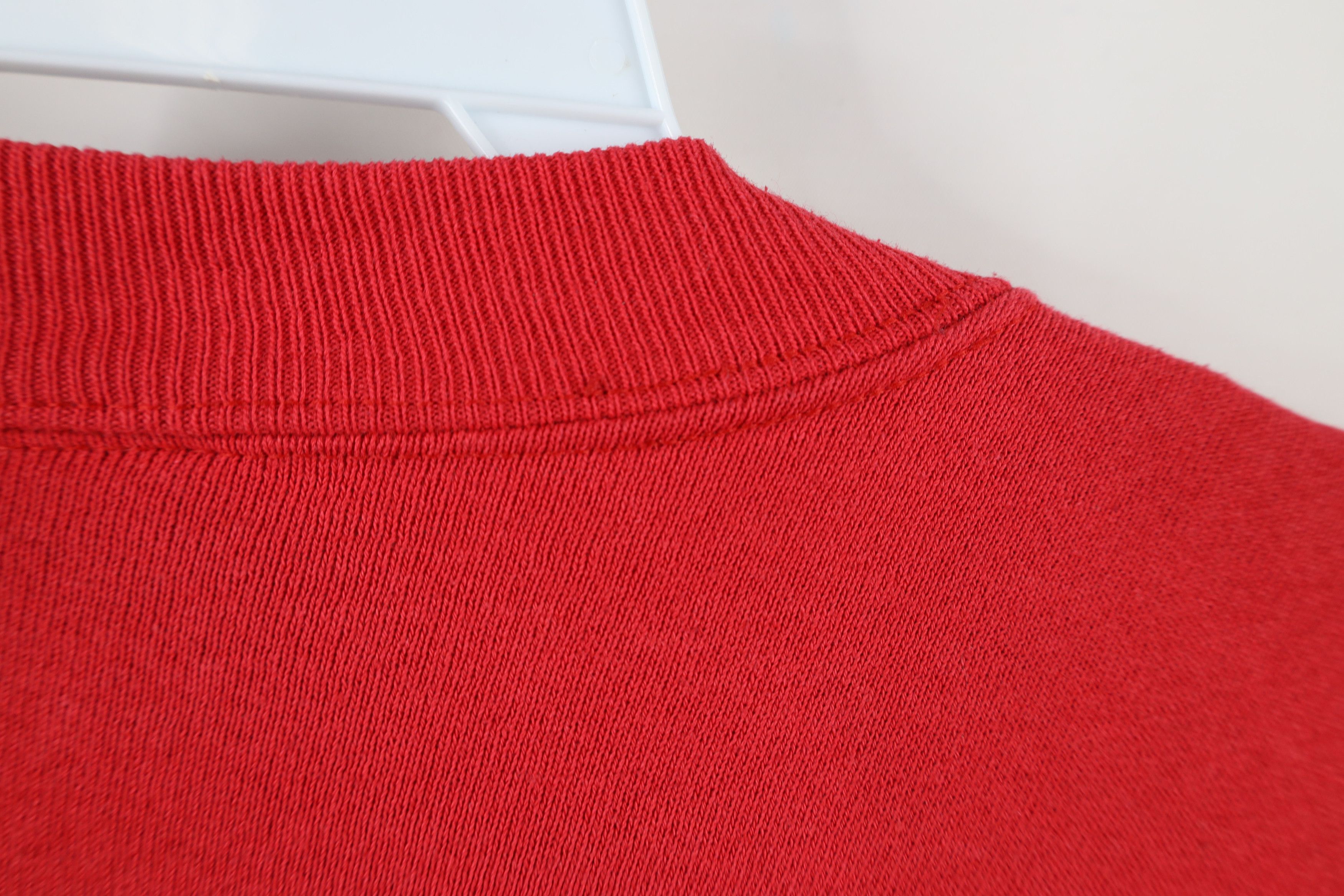 Vintage Vintage 90s Script Ohio State University Crewneck Sweatshirt Size US XL / EU 56 / 4 - 10 Thumbnail