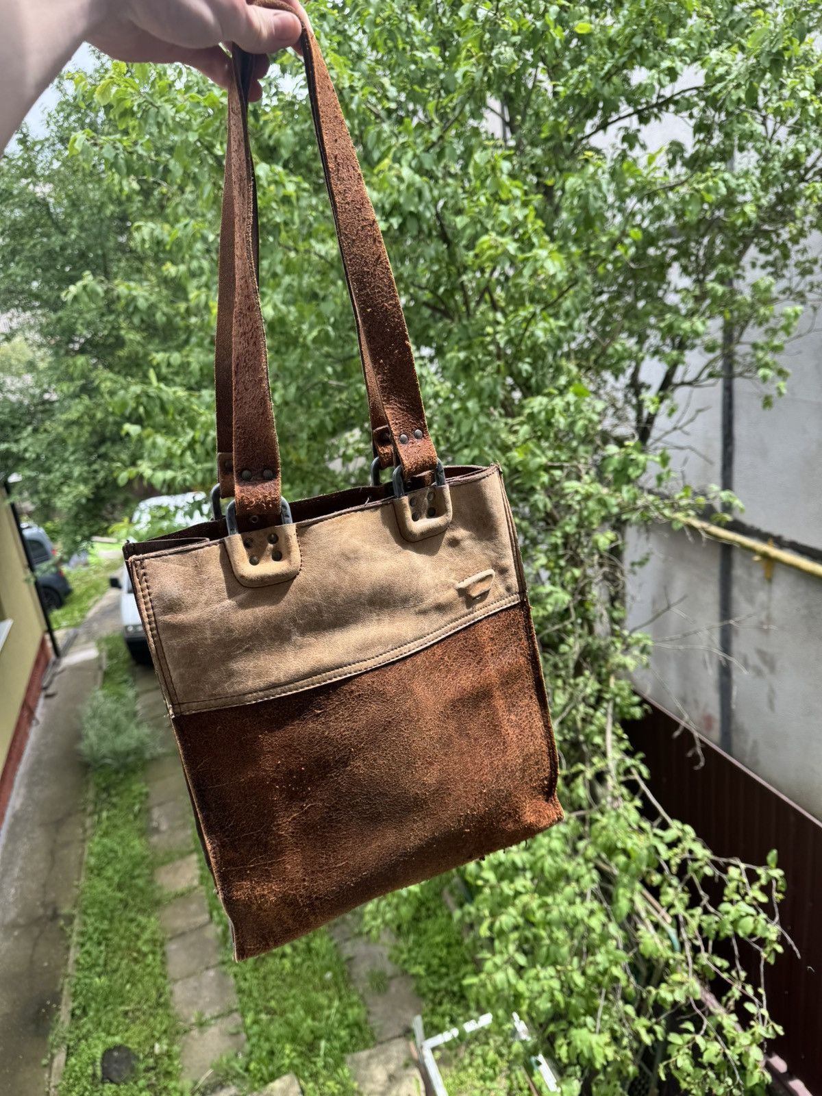 Diesel × Japanese Brand Archival Vintage Leather Diesel Shoulder bag Y2k Crossbody 🟤 Size ONE SIZE - 1 Thumbnail