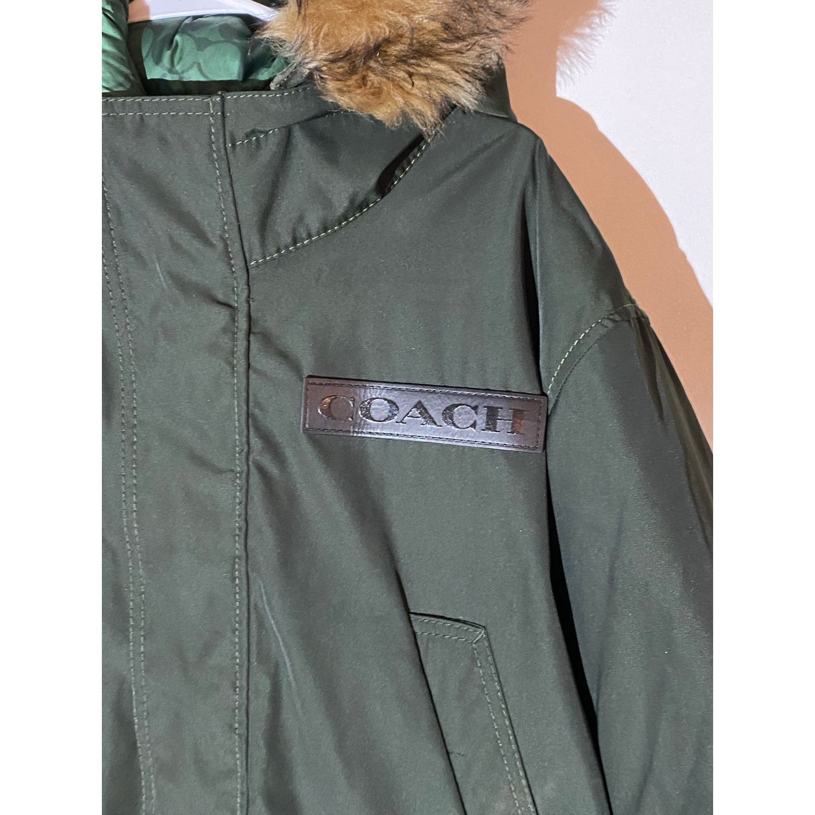 Coach Coach 3-in-1 Parka Sherling Down Puffer Removable Liner Hood Size 3XL / US 20-22 - 12 Thumbnail