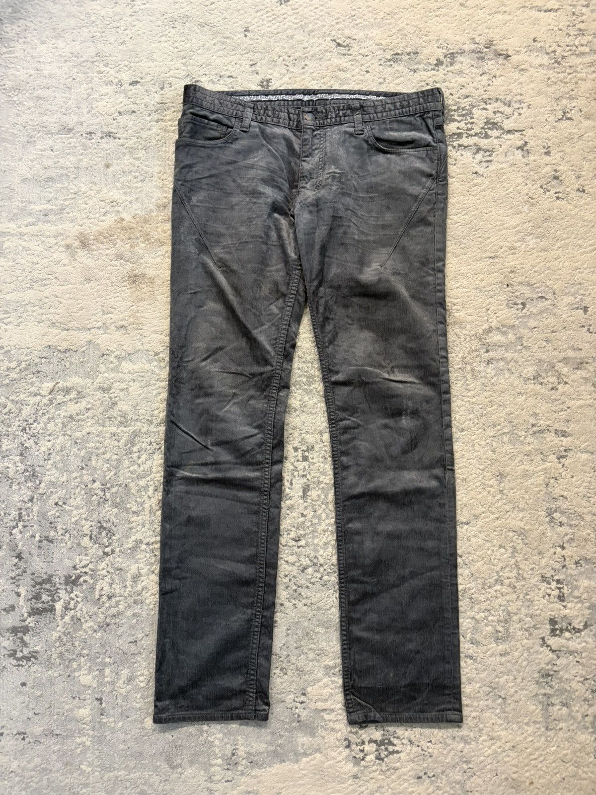 Number (N)ine FW07 Corduroy Pain Crying Heart Denim Size US 32 / EU 48 - 1 Thumbnail