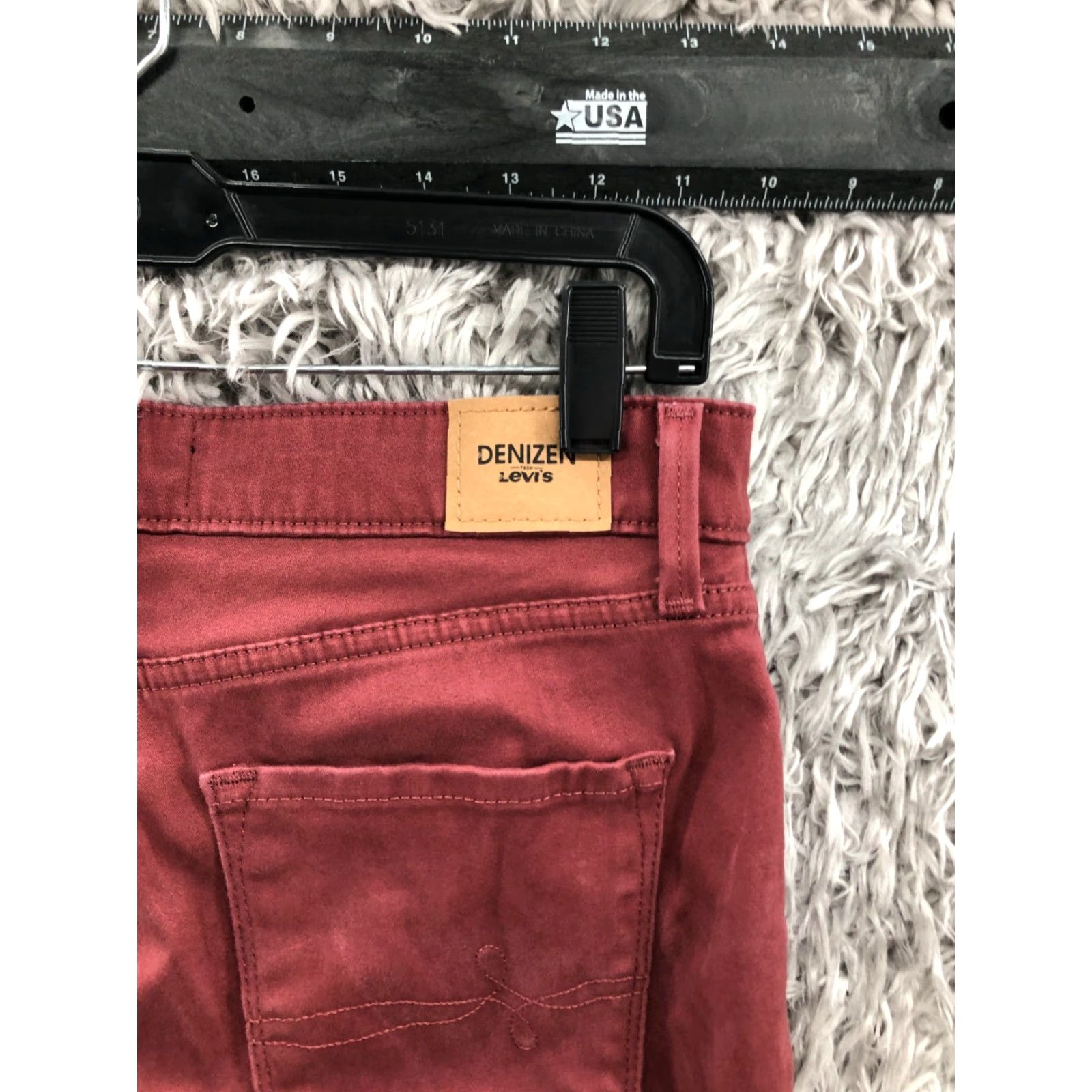 Denizen DENIZEN Red Denim Pants - Denizen High Rise Skinny Soft Pants Size 6 Womens Size 28" / US 6 / IT 42 - 6 Thumbnail