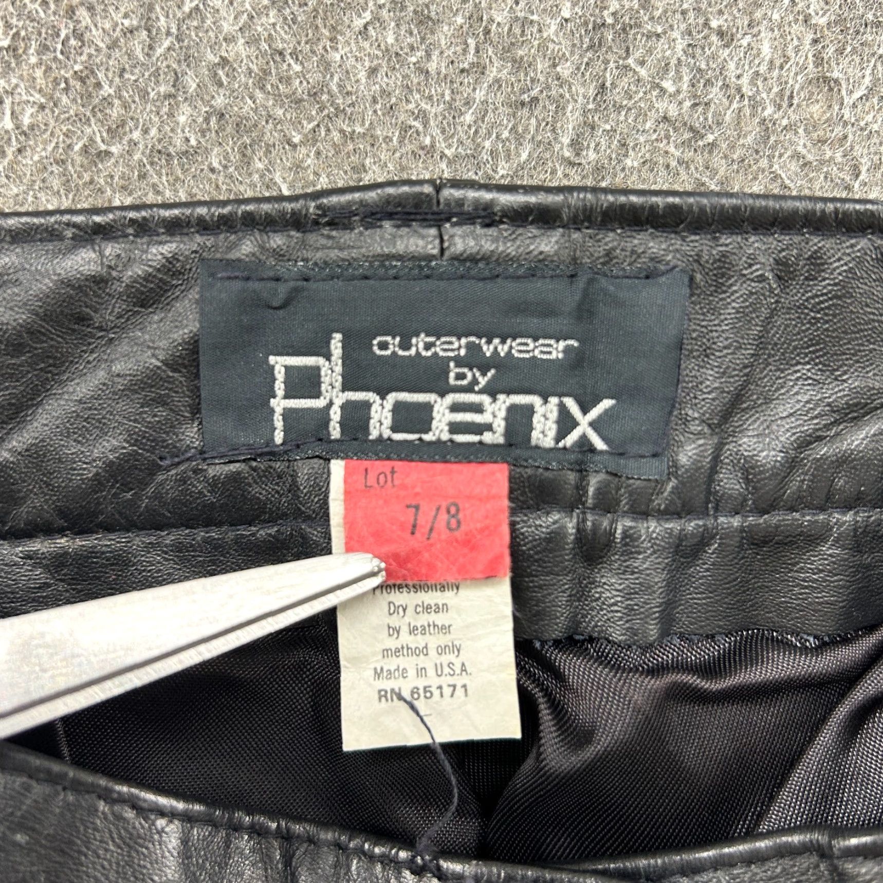 Vintage VINTAGE Phoenix Pants Men 8 Blue Leather Geniune 90s Straight 5-Pocket Chino Winter Spring Summer Fall Adaptable Comfortable Pants Size 30" / US 8 / IT 44 - 3 Thumbnail