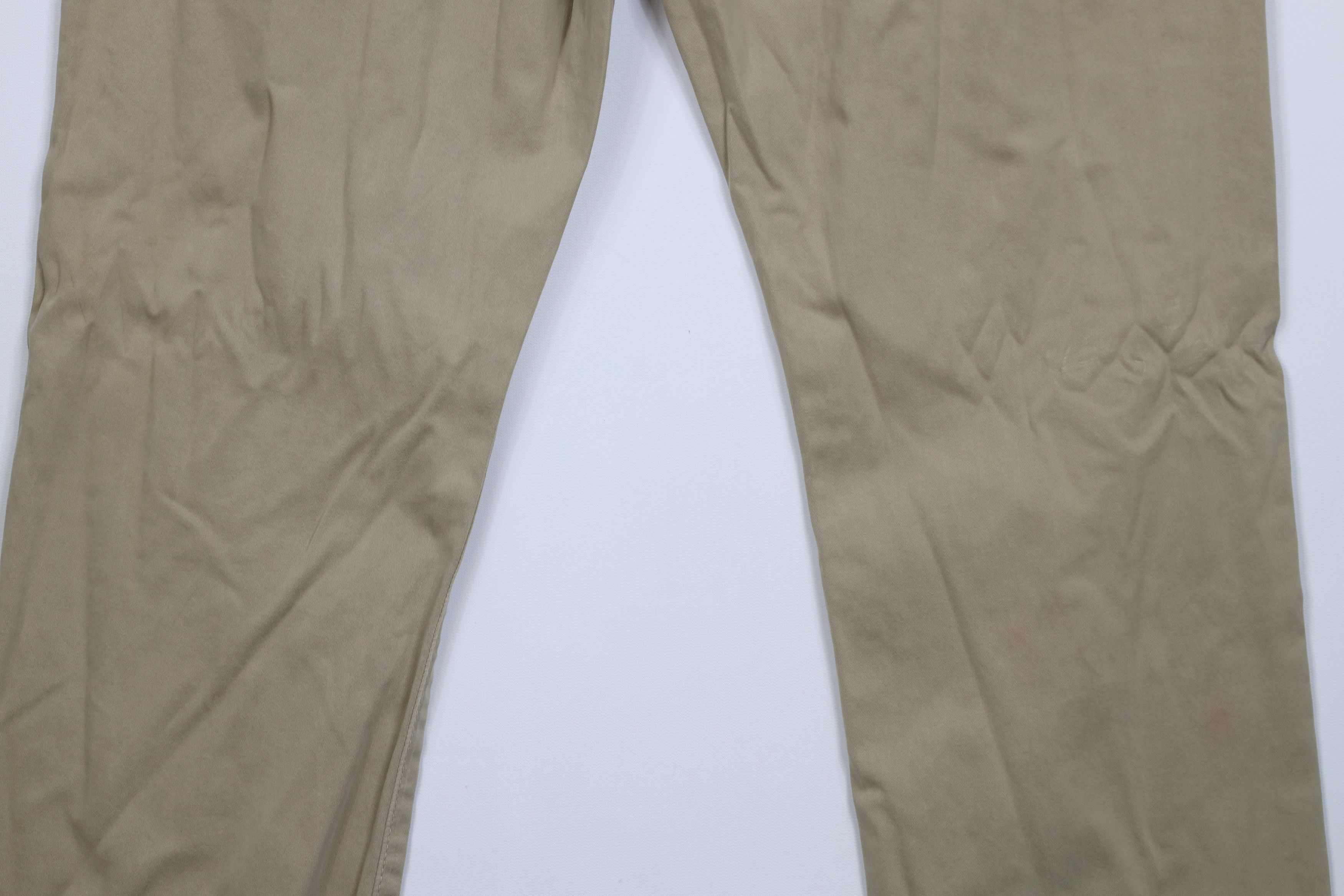 AG Adriano Goldschmied Adriano Goldschmied Graduate Tailored Leg Chino Pants Beige Size US 36 / EU 52 - 13 Thumbnail