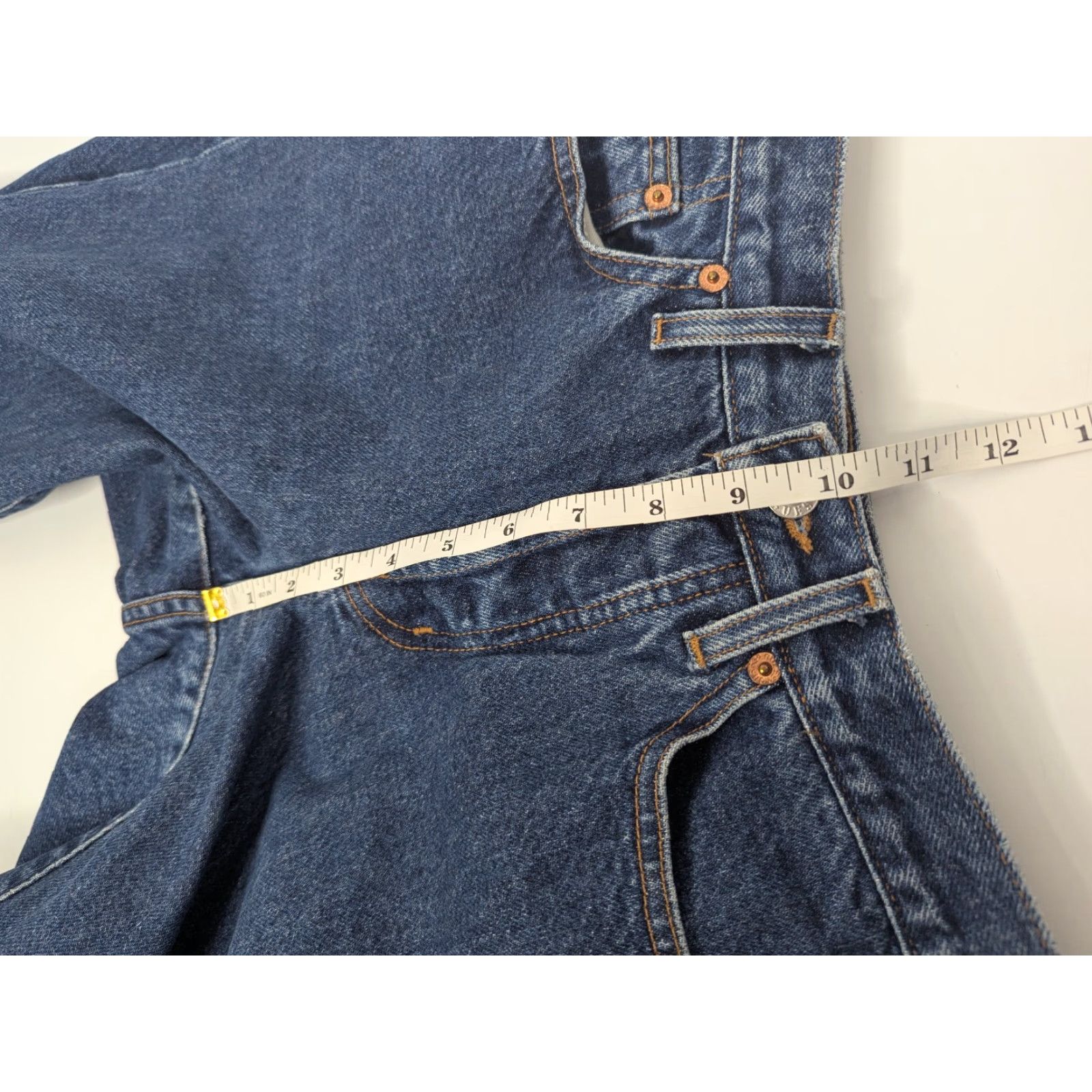 Guess VINTAGE GUESS JEANS Men 29 Slim Straight 5-Pocket Denim Blue USA 90s Y2K American Tradition Jeans — Regular Size, 28-29 Inseam 33 in Mens Size US 29 - 7 Thumbnail