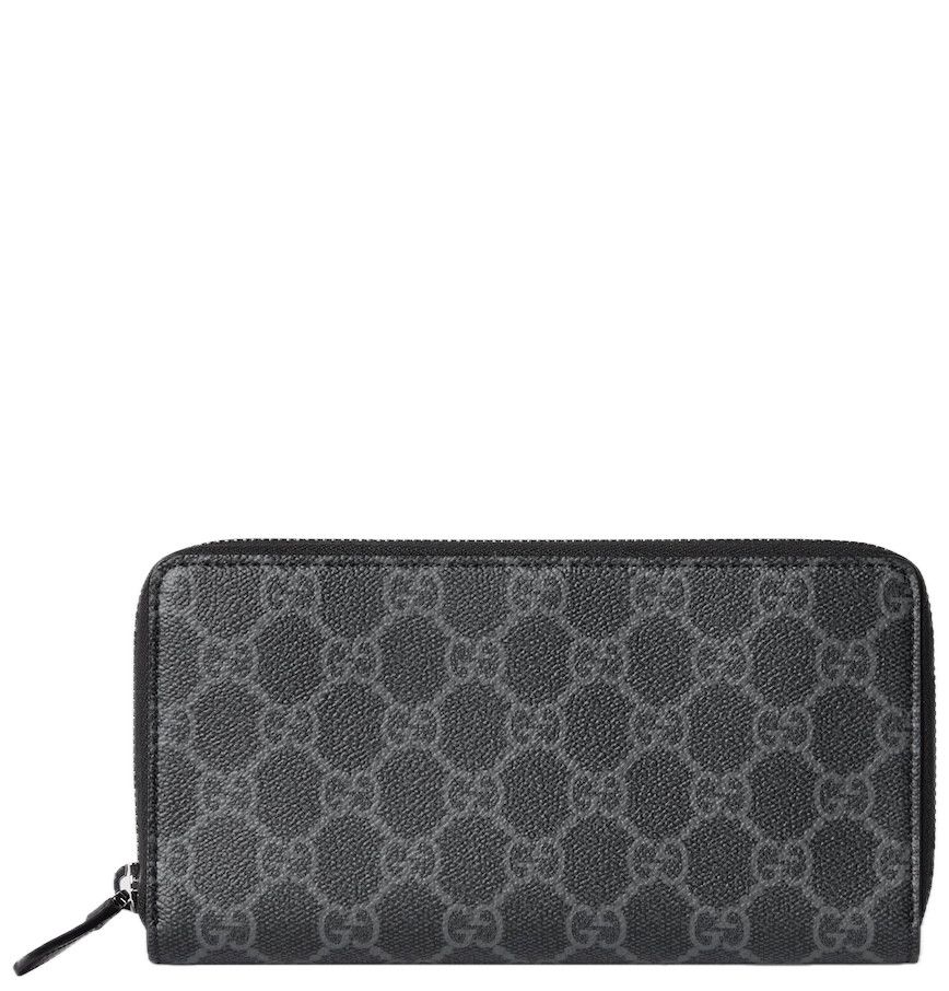 Gucci oc11z526 Size: OS / GG Emblem Zip Around Wallet in Black Size ONE SIZE - 1 Thumbnail