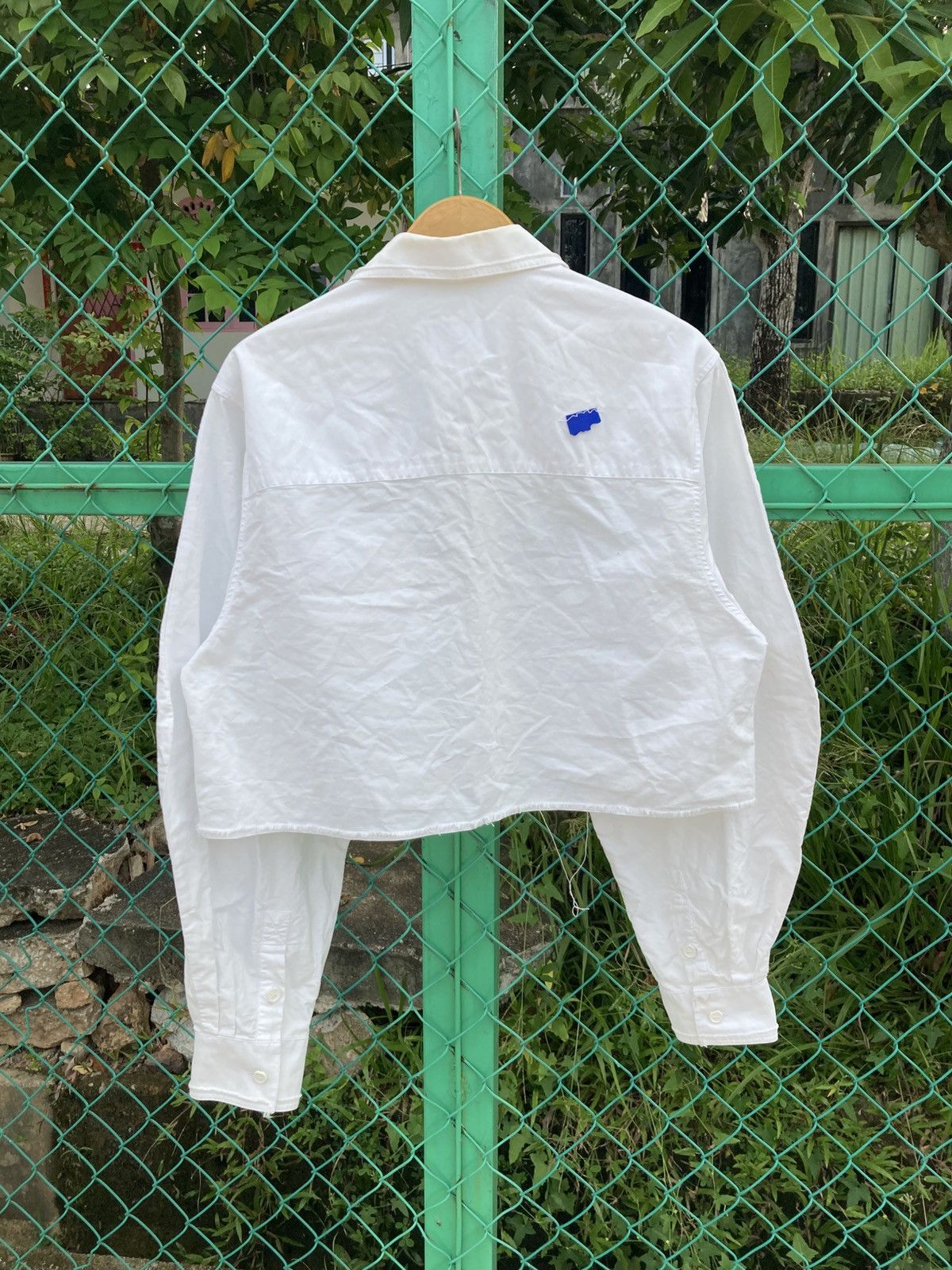 Ader Error Ader Error FW21 Cropped Cotton Shirt Size US XL / EU 56 / 4 - 2 Thumbnail
