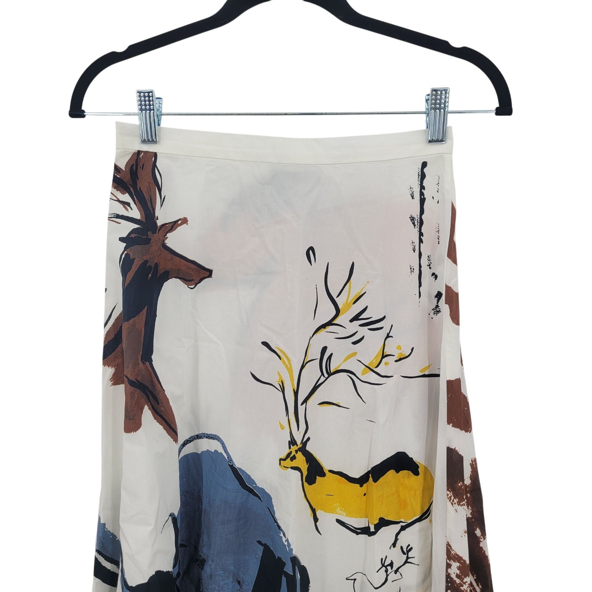 Dior Christian Dior Midi Savage Skirt Sz 0 Whimsical Western Anim Size 25" / US 0 / IT 36 - 7 Thumbnail