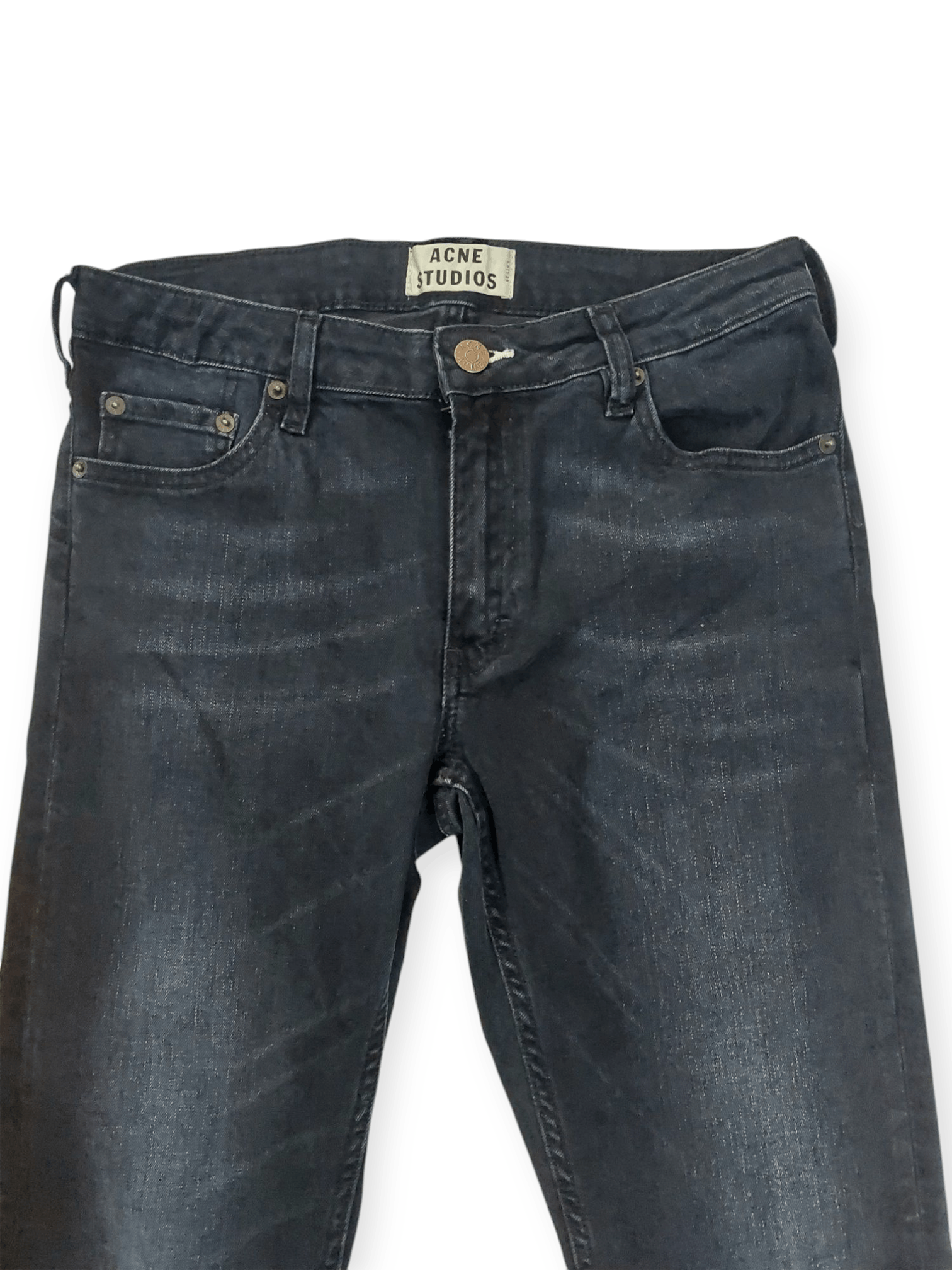Acne Studios Flex Basement Skinny Black Jeans