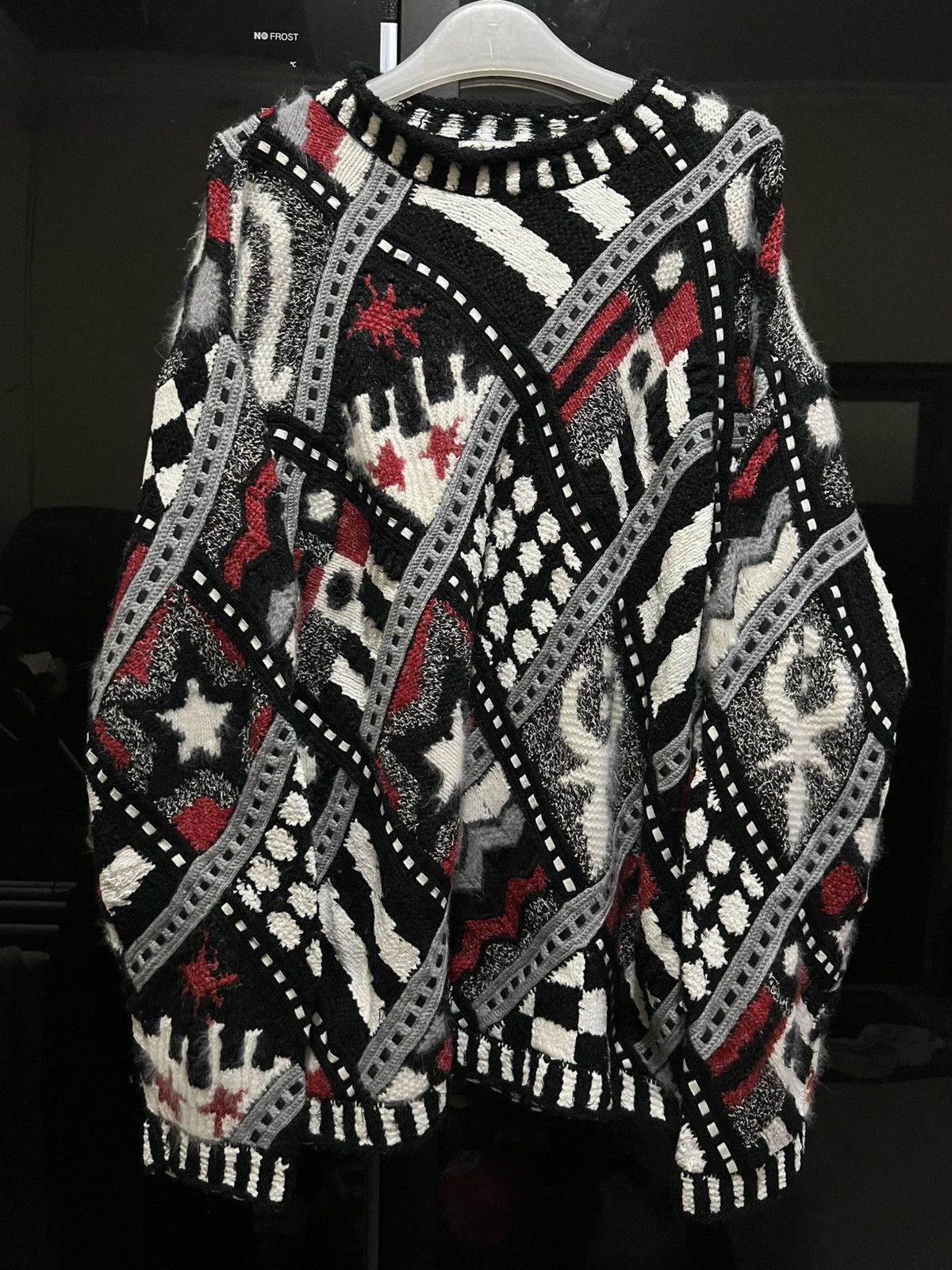Yoshiyuki Konishi Archive Rare Artwork Yoshiyuki Konishi 3D Hand Knit Size US L / EU 52-54 / 3 - 4 Thumbnail