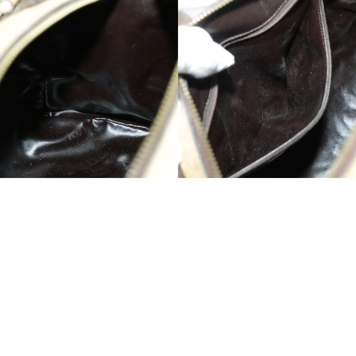 Celine CELINE C Saluki Hand Bag Canvas Brown Size ONE SIZE - 12 Thumbnail