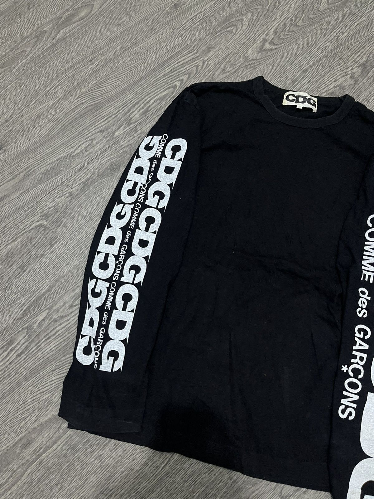 CDG by Comme des Garcons Comme des Garçons CDG Side Taped Longsleeve Thirt Size US XL / EU 56 / 4 - 2 Thumbnail