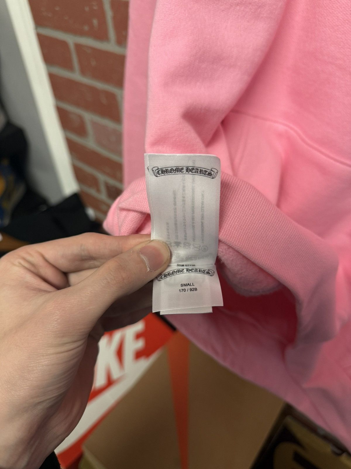 Chrome Hearts Chrome Hearts Pink Pullover Hoodie Size Small Web Exlusive Size US S / EU 44-46 / 1 - 16 Thumbnail