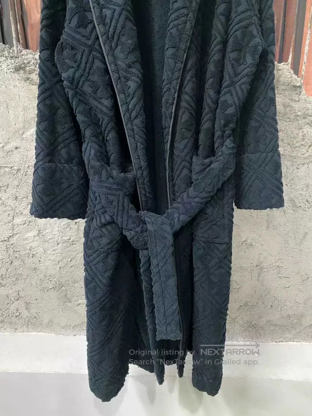 Chrome Hearts black patterned cross flower bathrobe. Size US M / EU 48-50 / 2 - 4 Thumbnail