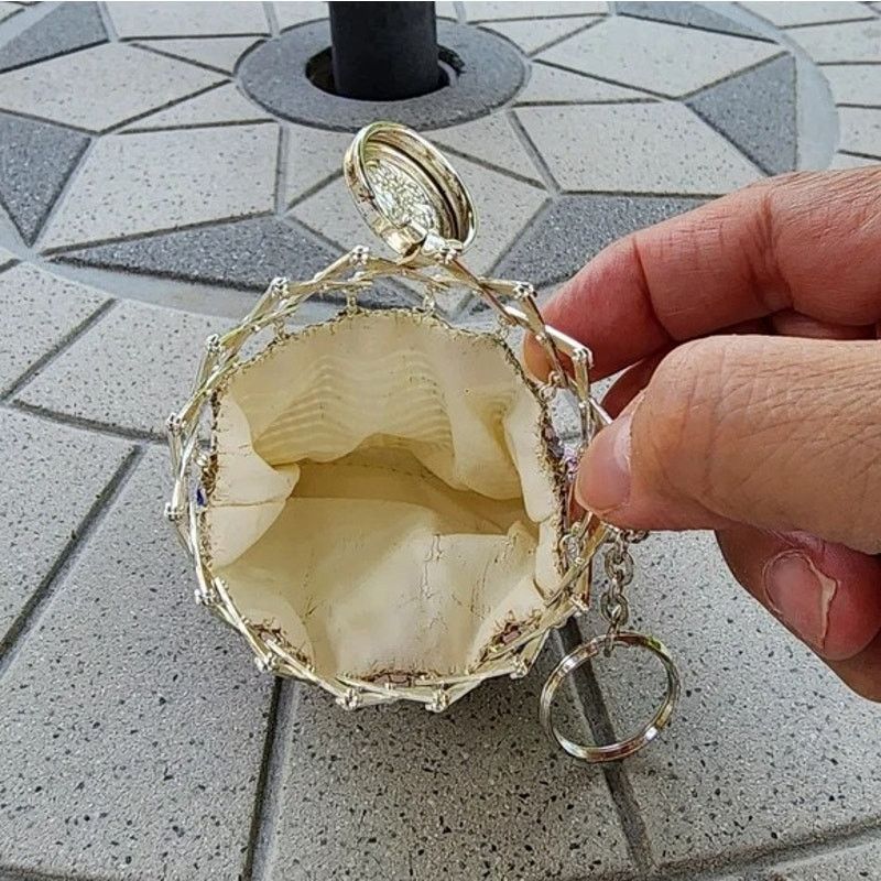 Designer Whiting & Davis Mesh Chainmail Floral Art Deco Coin Purse Size ONE SIZE - 7 Thumbnail